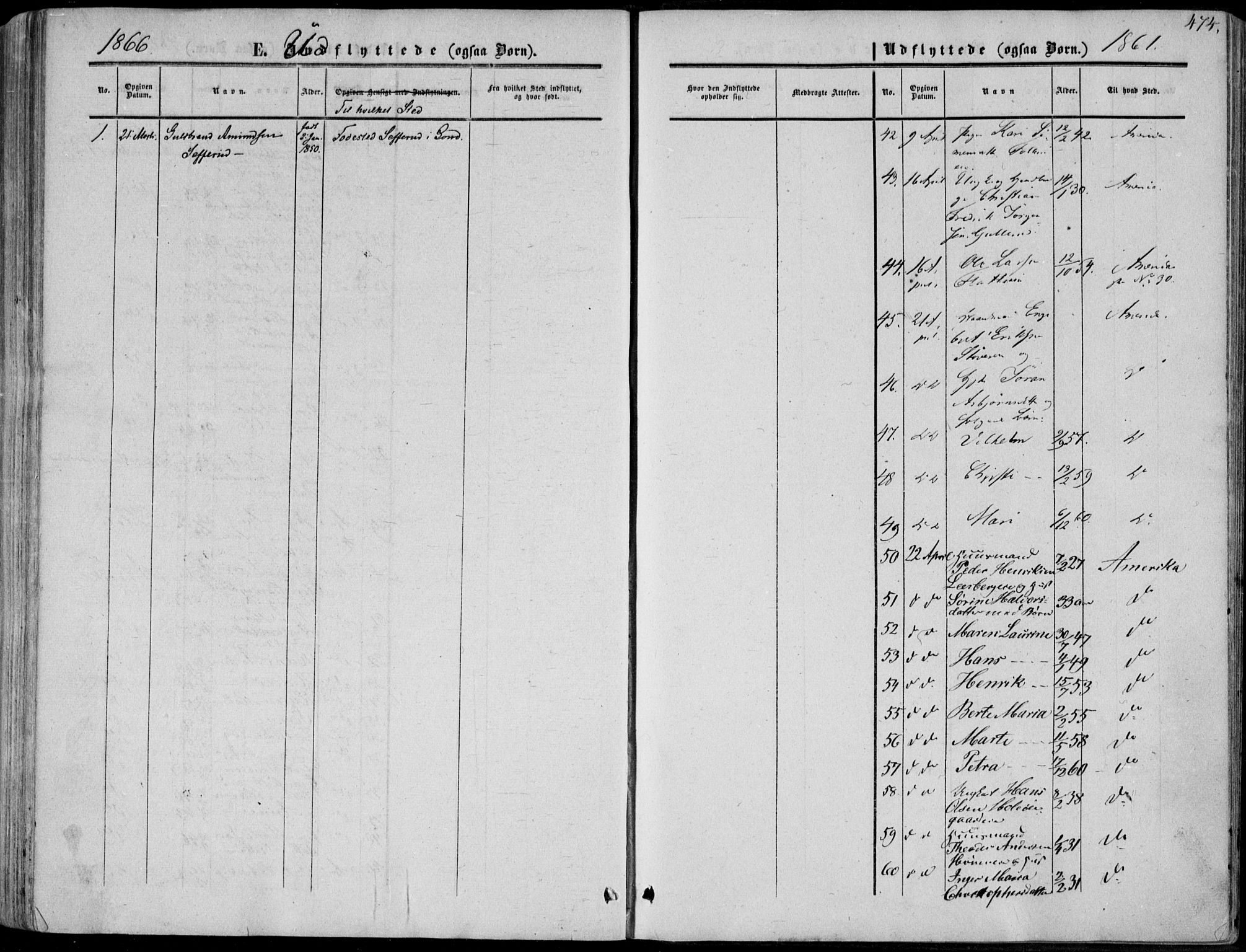 Norderhov kirkebøker, SAKO/A-237/F/Fa/L0012: Parish register (official) no. 12, 1856-1865, p. 474