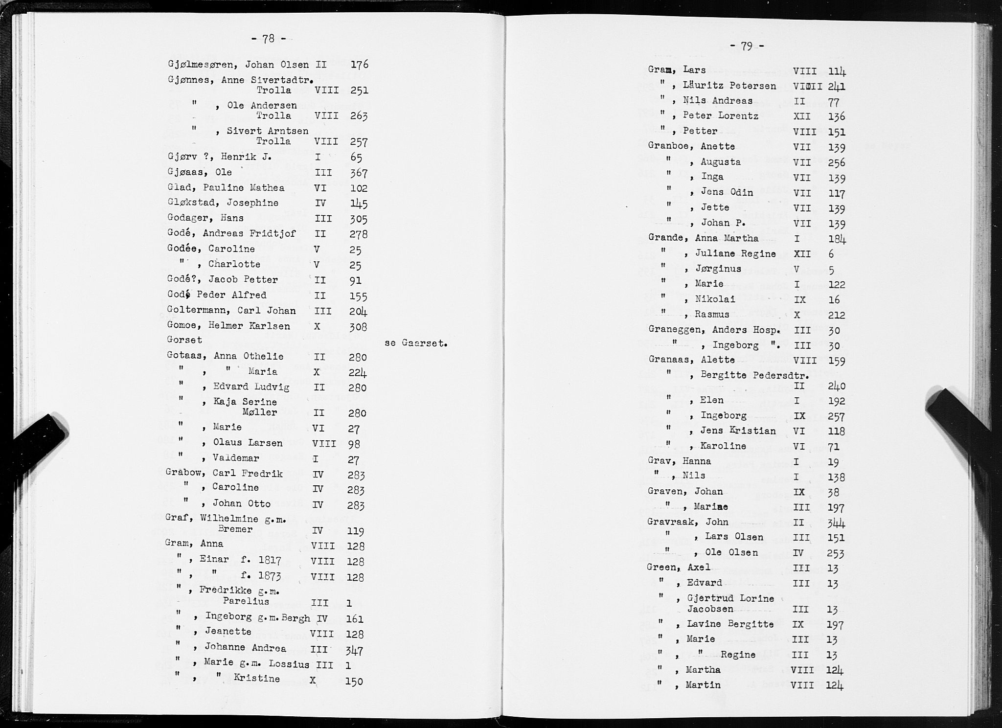 SAT, 1875 census for 1601 Trondheim, 1875, p. 78-79