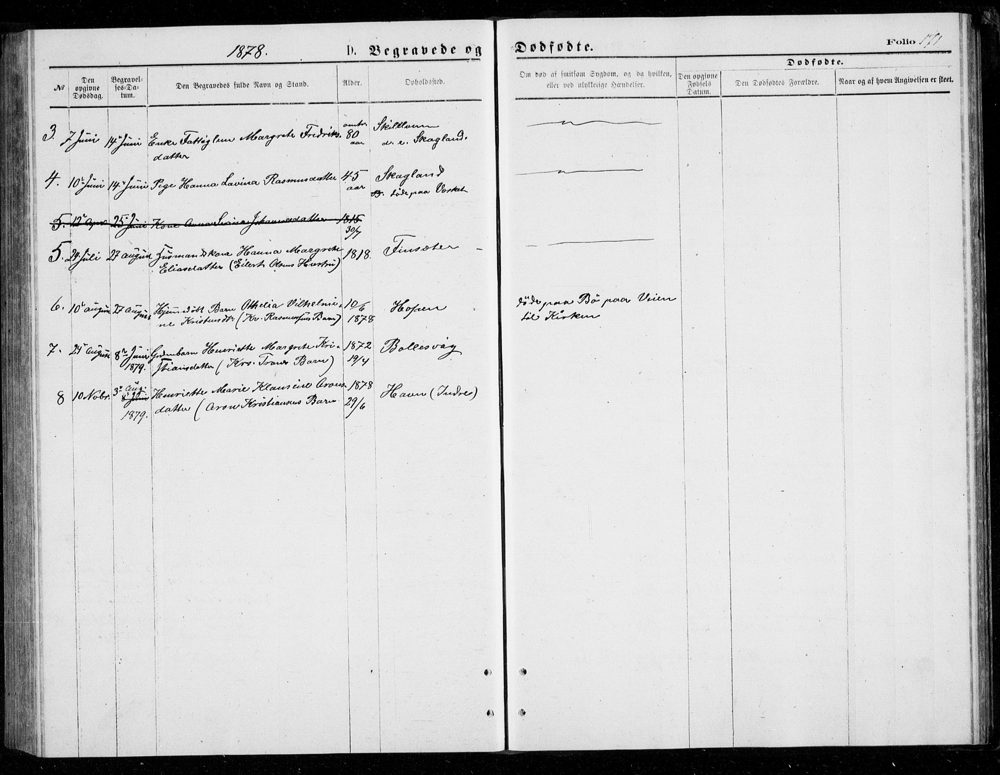 Berg sokneprestkontor, AV/SATØ-S-1318/G/Ga/Gab/L0003klokker: Parish register (copy) no. 3, 1874-1886, p. 171