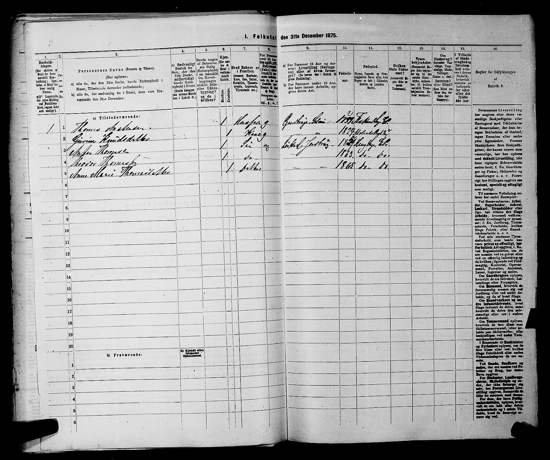 SAKO, 1875 census for 0624P Eiker, 1875, p. 1086