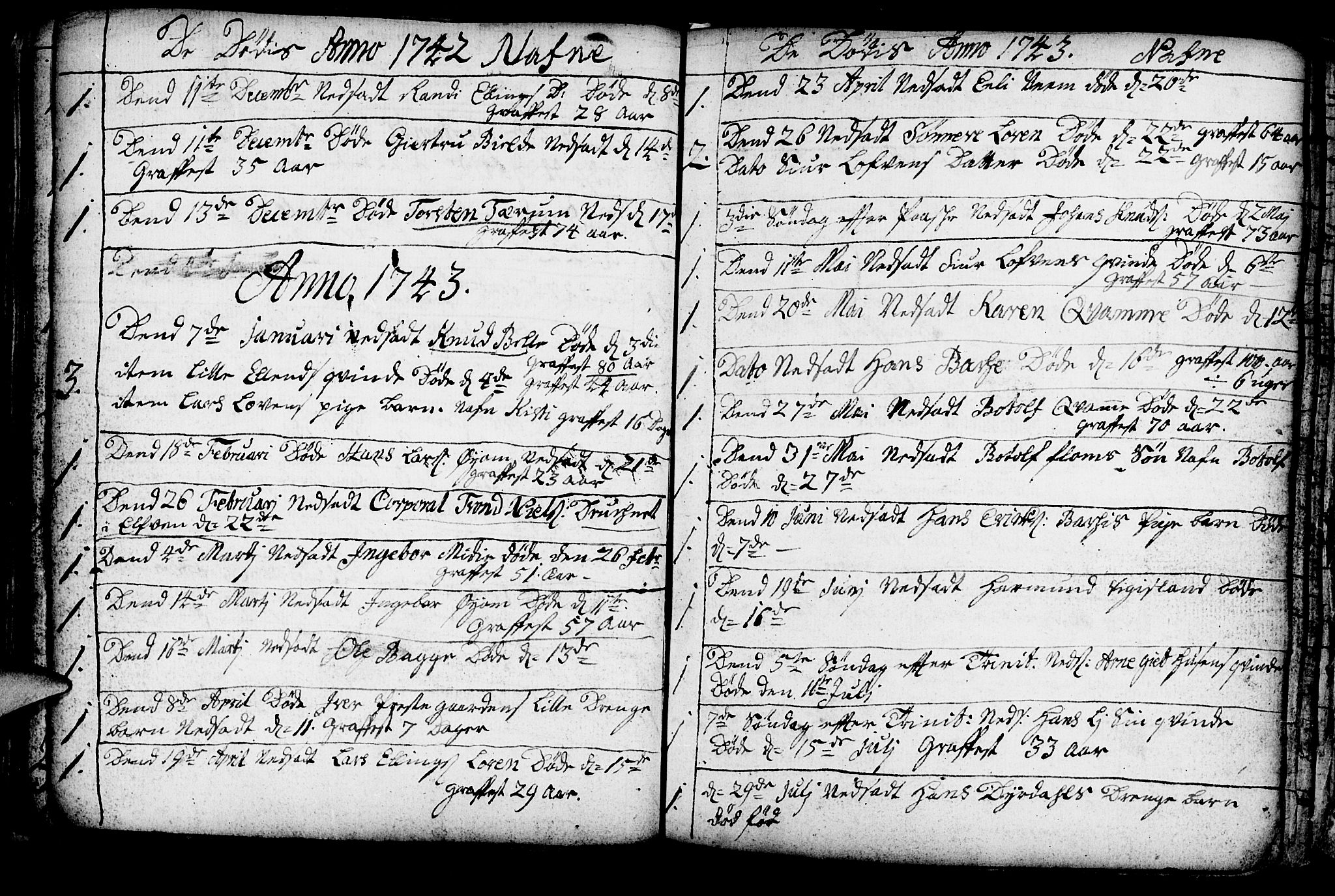 Aurland sokneprestembete, SAB/A-99937/H/Ha/Haa/L0003: Parish register (official) no. A 3, 1735-1761, p. 117