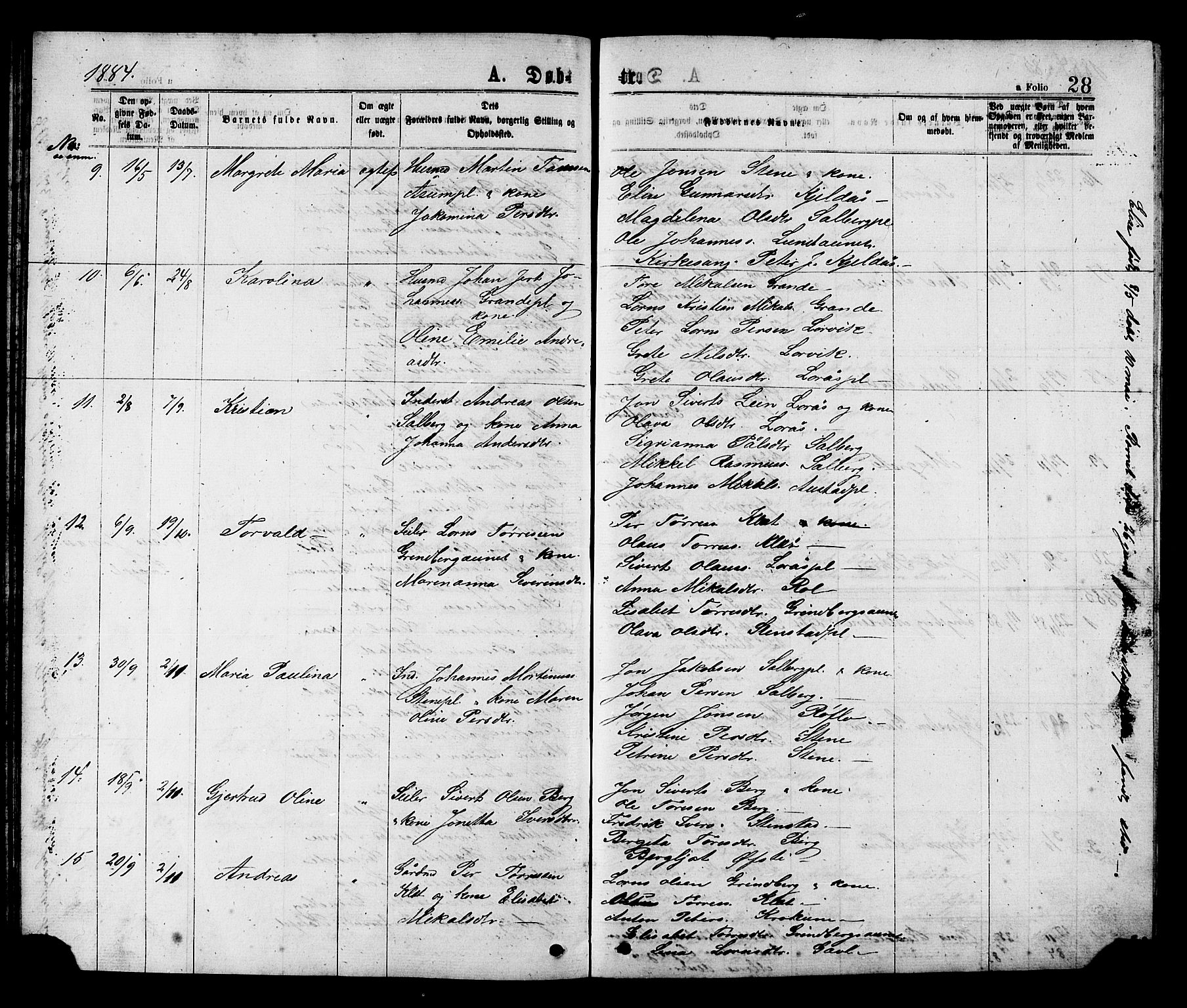 Ministerialprotokoller, klokkerbøker og fødselsregistre - Nord-Trøndelag, SAT/A-1458/731/L0311: Parish register (copy) no. 731C02, 1875-1911, p. 28