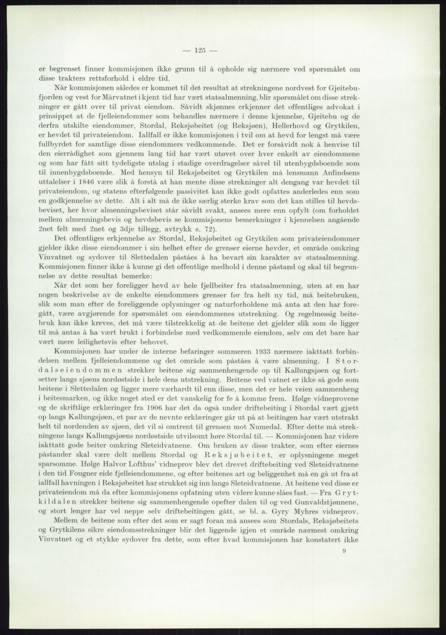 Høyfjellskommisjonen, AV/RA-S-1546/X/Xa/L0001: Nr. 1-33, 1909-1953, p. 1895