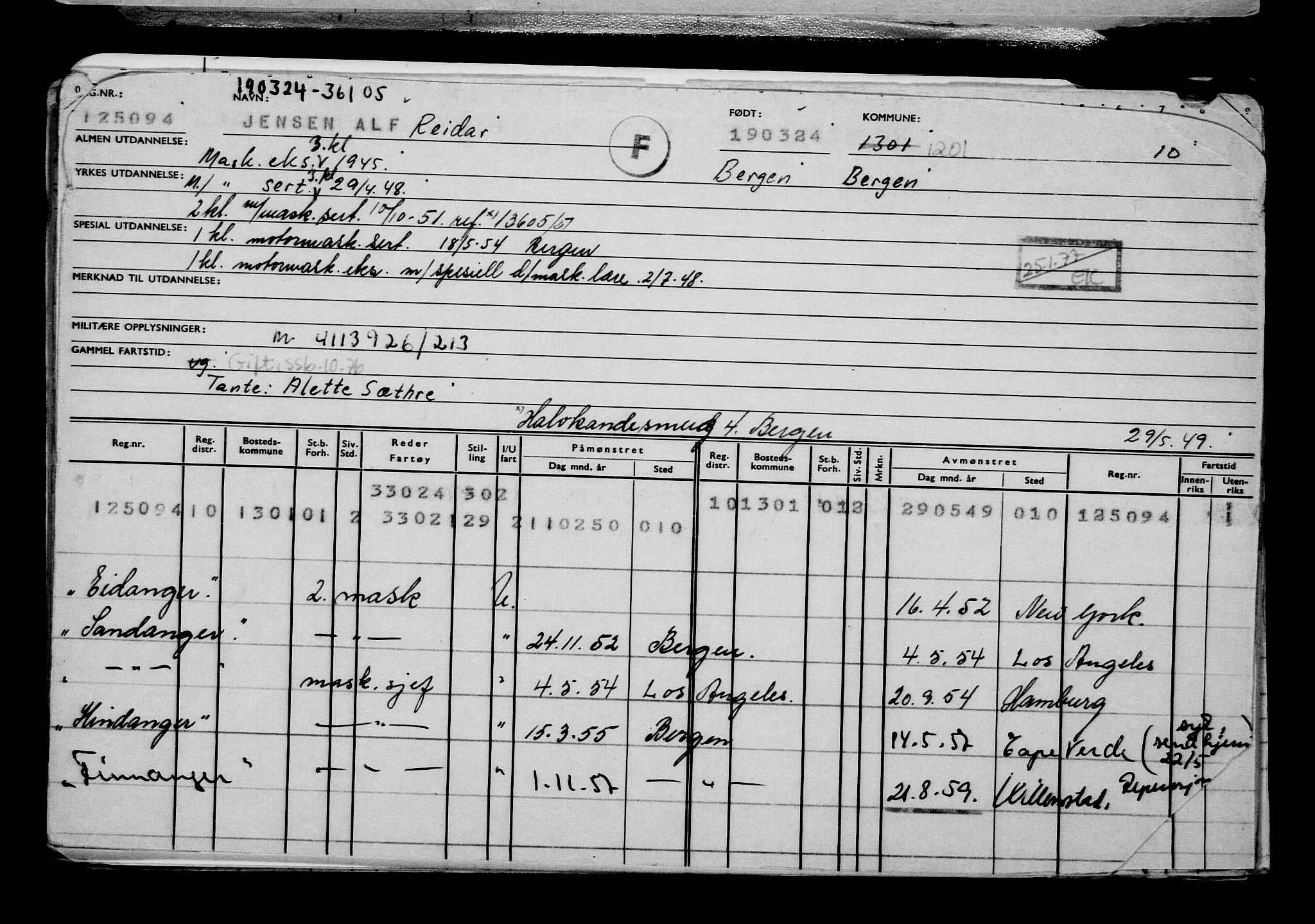 Direktoratet for sjømenn, AV/RA-S-3545/G/Gb/L0229: Hovedkort, 1924, p. 103