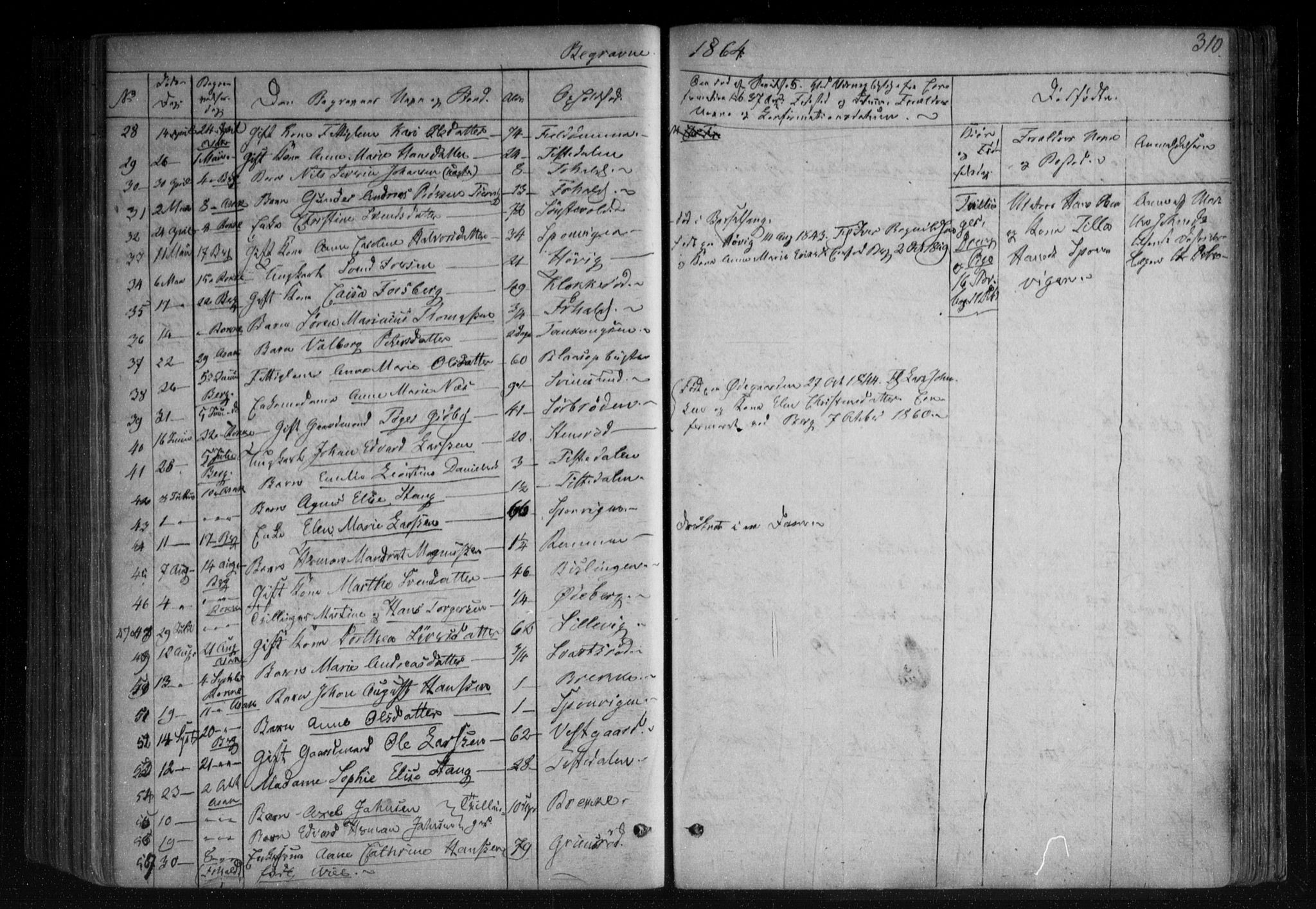 Berg prestekontor Kirkebøker, SAO/A-10902/F/Fa/L0005: Parish register (official) no. I 5, 1861-1877, p. 310