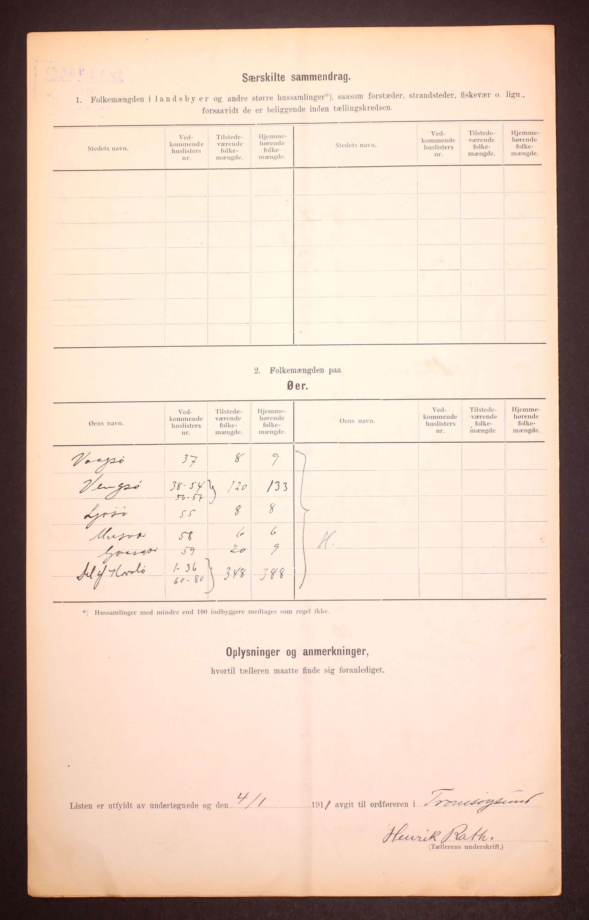 RA, 1910 census for Tromsøysund, 1910, p. 26