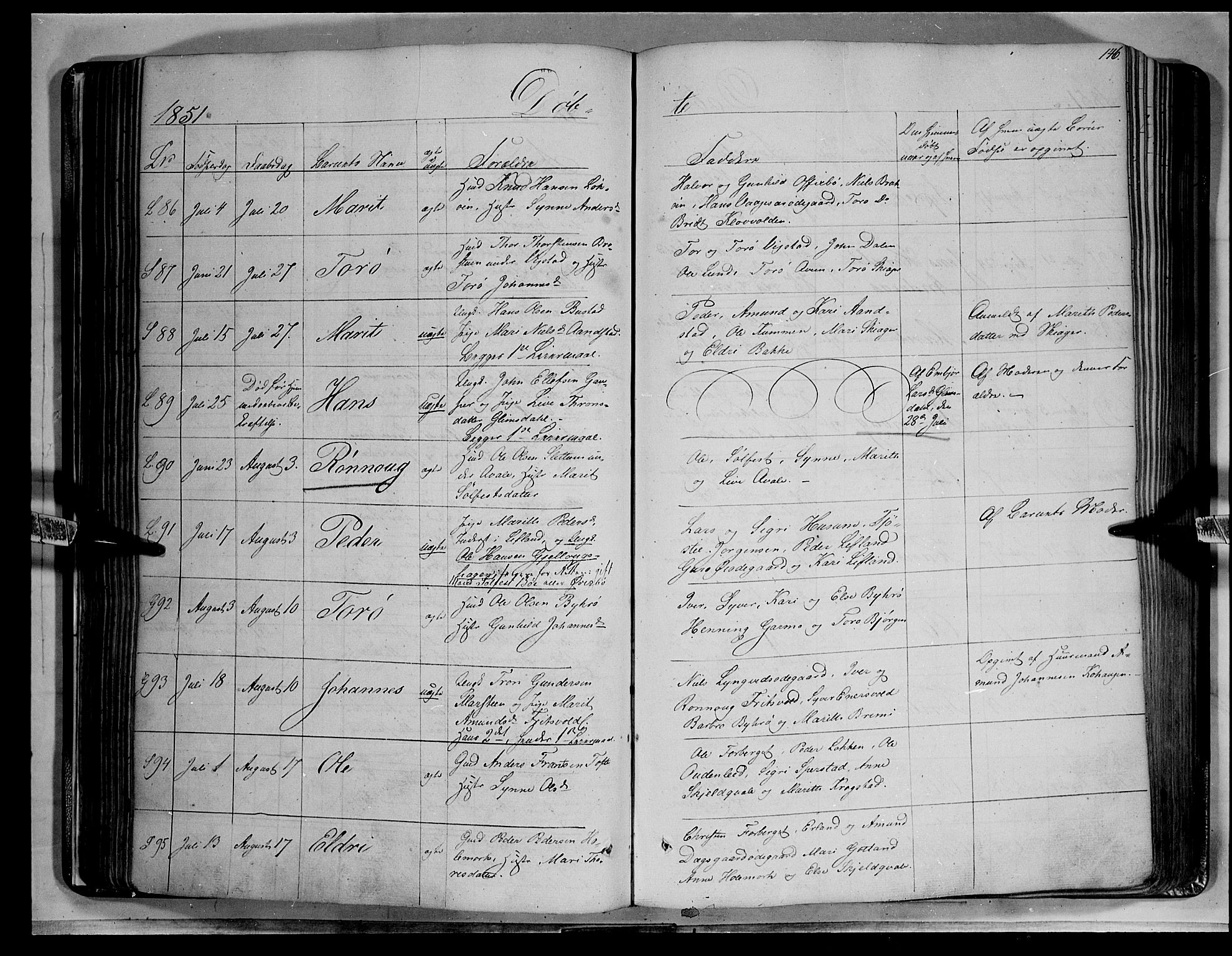 Lom prestekontor, AV/SAH-PREST-070/K/L0006: Parish register (official) no. 6A, 1837-1863, p. 146