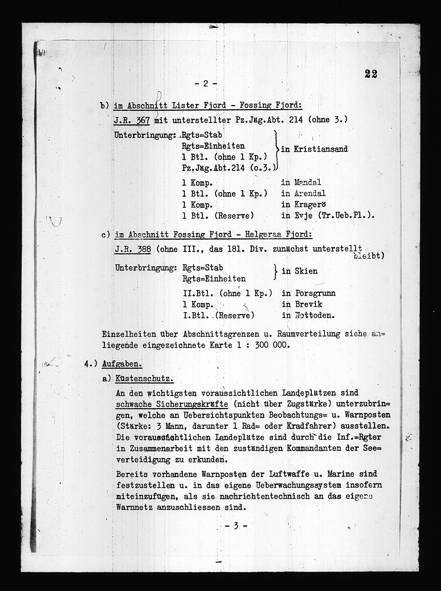 Documents Section, AV/RA-RAFA-2200/V/L0083: Amerikansk mikrofilm "Captured German Documents".
Box No. 722.  FKA jnr. 615/1954., 1940, p. 418