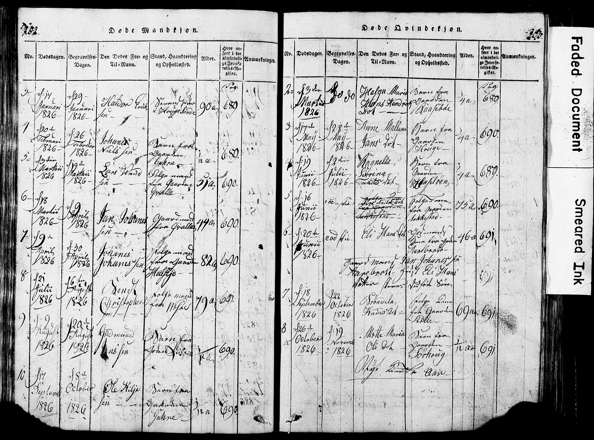 Torvastad sokneprestkontor, SAST/A -101857/H/Ha/Hab/L0002: Parish register (copy) no. B 2, 1817-1834, p. 202-203