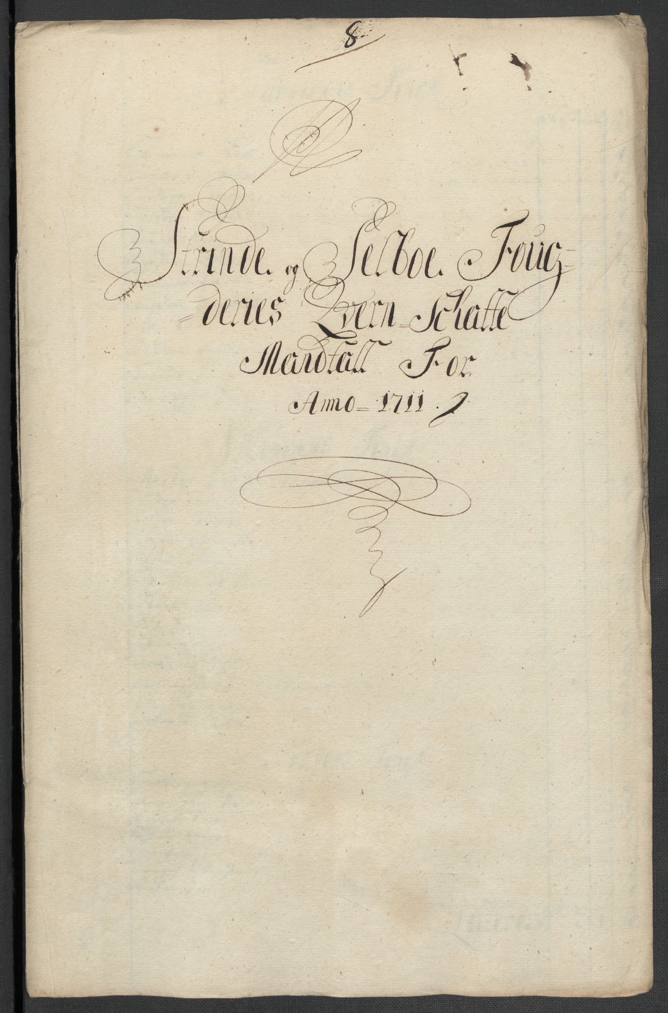 Rentekammeret inntil 1814, Reviderte regnskaper, Fogderegnskap, AV/RA-EA-4092/R61/L4112: Fogderegnskap Strinda og Selbu, 1711, p. 98