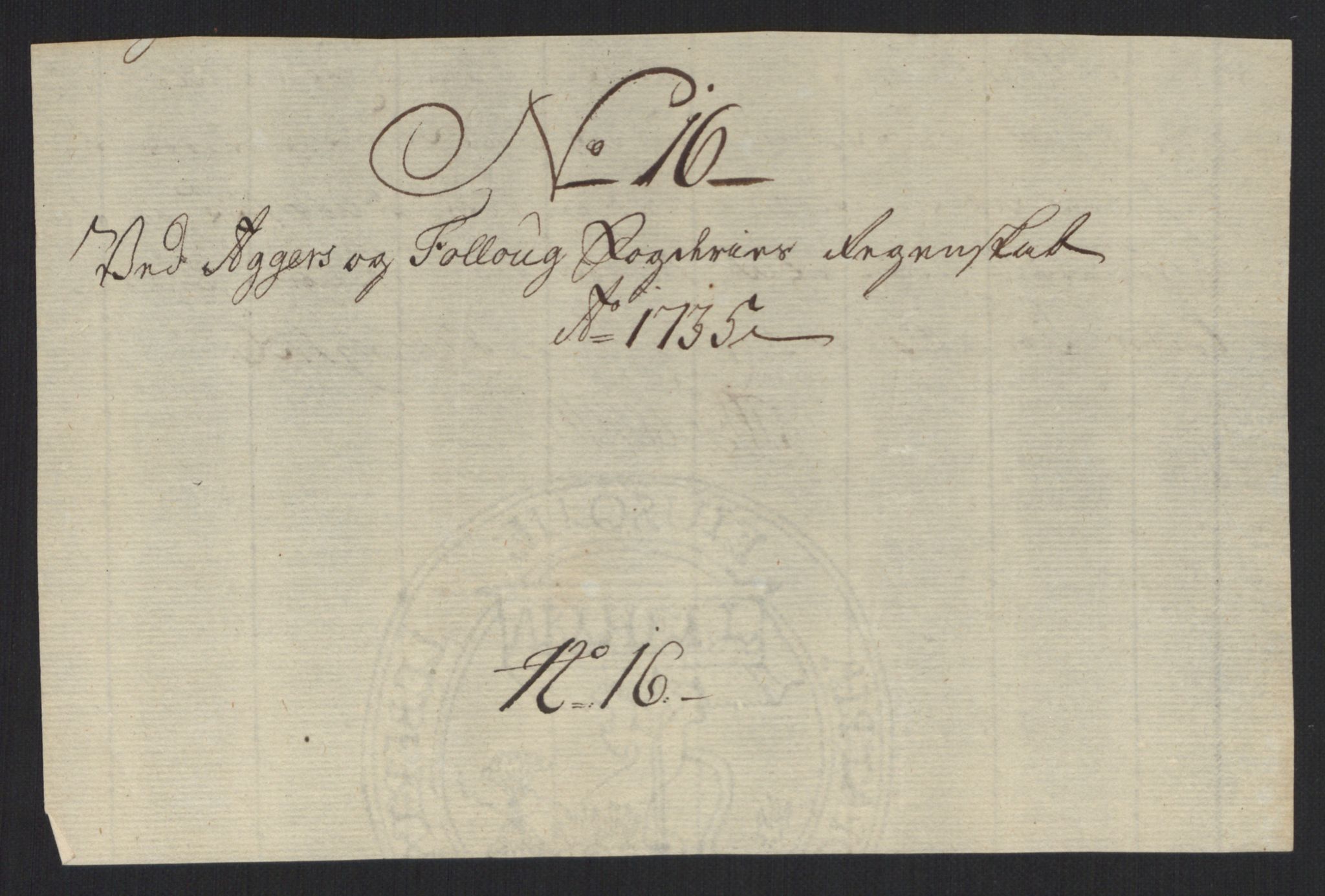 Rentekammeret inntil 1814, Reviderte regnskaper, Fogderegnskap, AV/RA-EA-4092/R10/L0474: Fogderegnskap Aker og Follo, 1735, p. 69