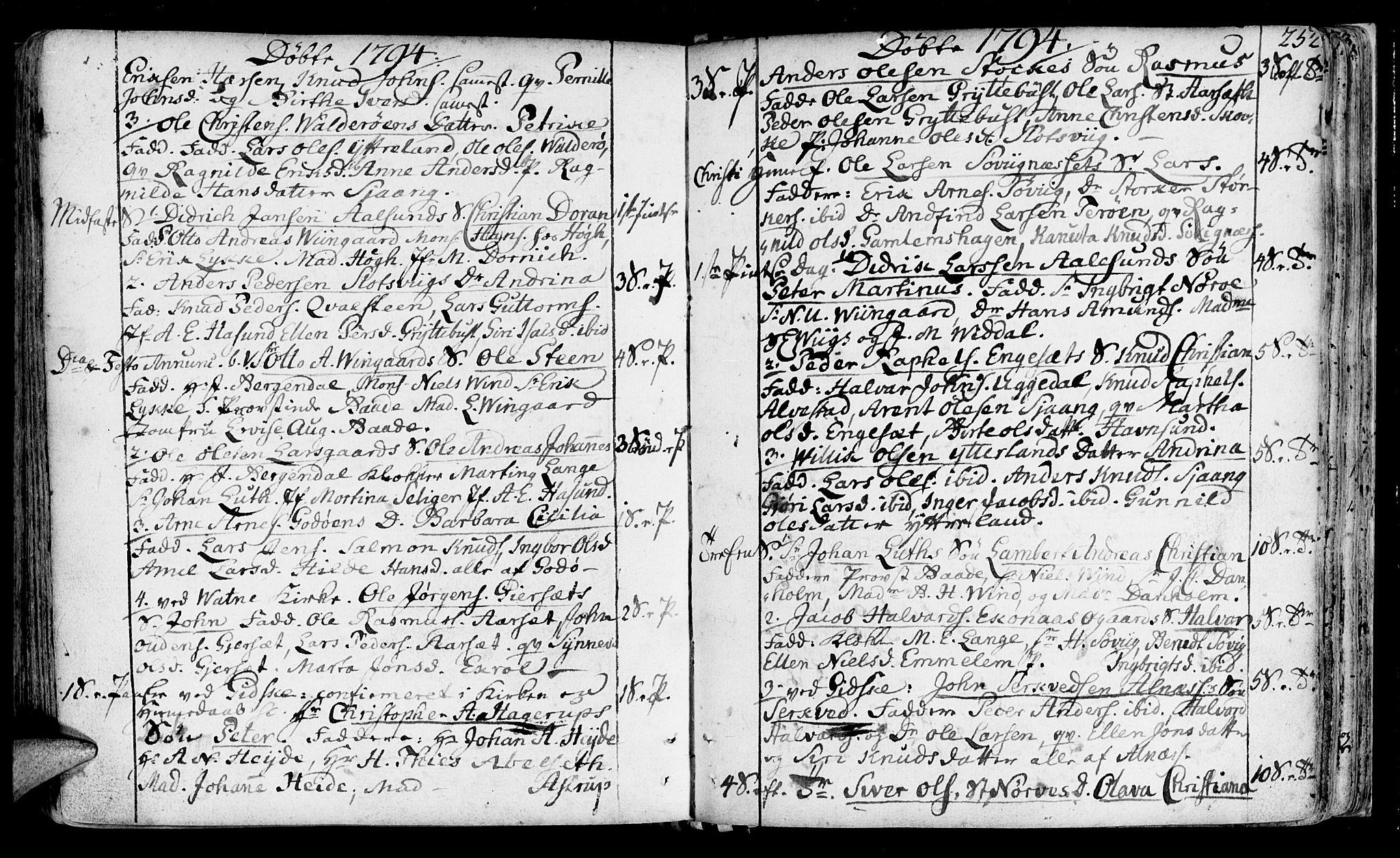 Ministerialprotokoller, klokkerbøker og fødselsregistre - Møre og Romsdal, AV/SAT-A-1454/528/L0392: Parish register (official) no. 528A03, 1762-1800, p. 252