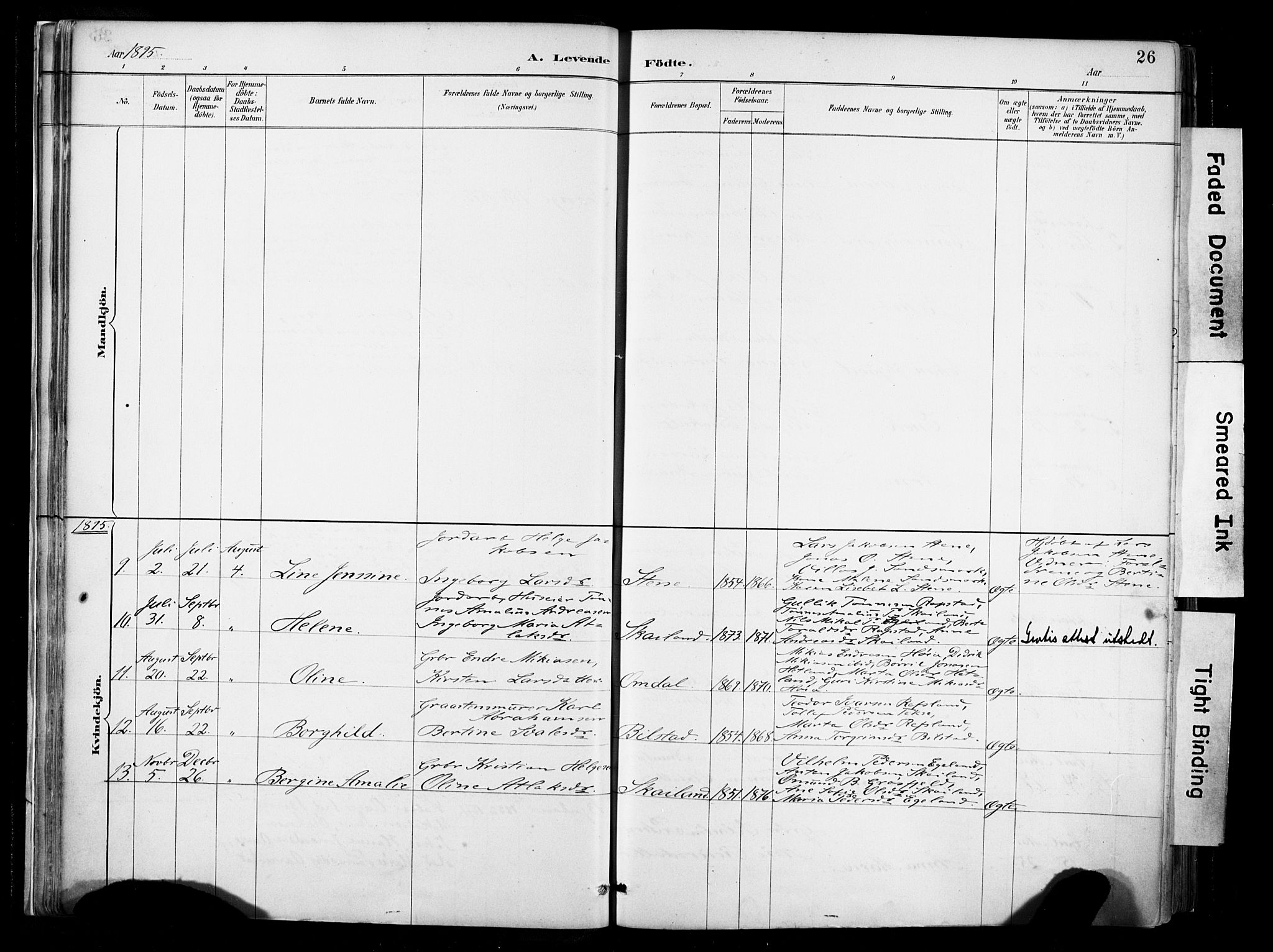 Lund sokneprestkontor, SAST/A-101809/S06/L0012: Parish register (official) no. A 11, 1887-1921, p. 26