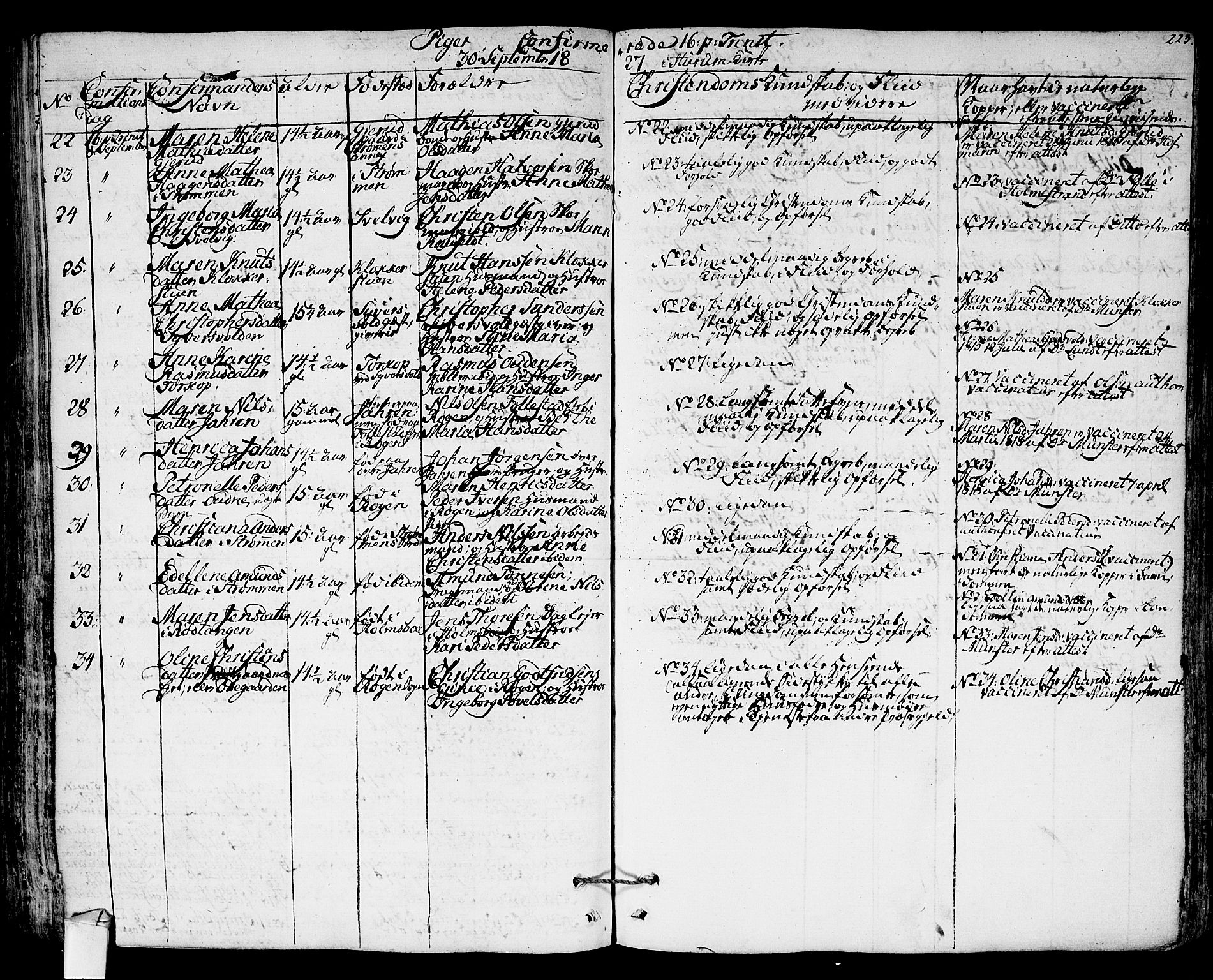 Hurum kirkebøker, AV/SAKO-A-229/F/Fa/L0010: Parish register (official) no. 10, 1827-1846, p. 223