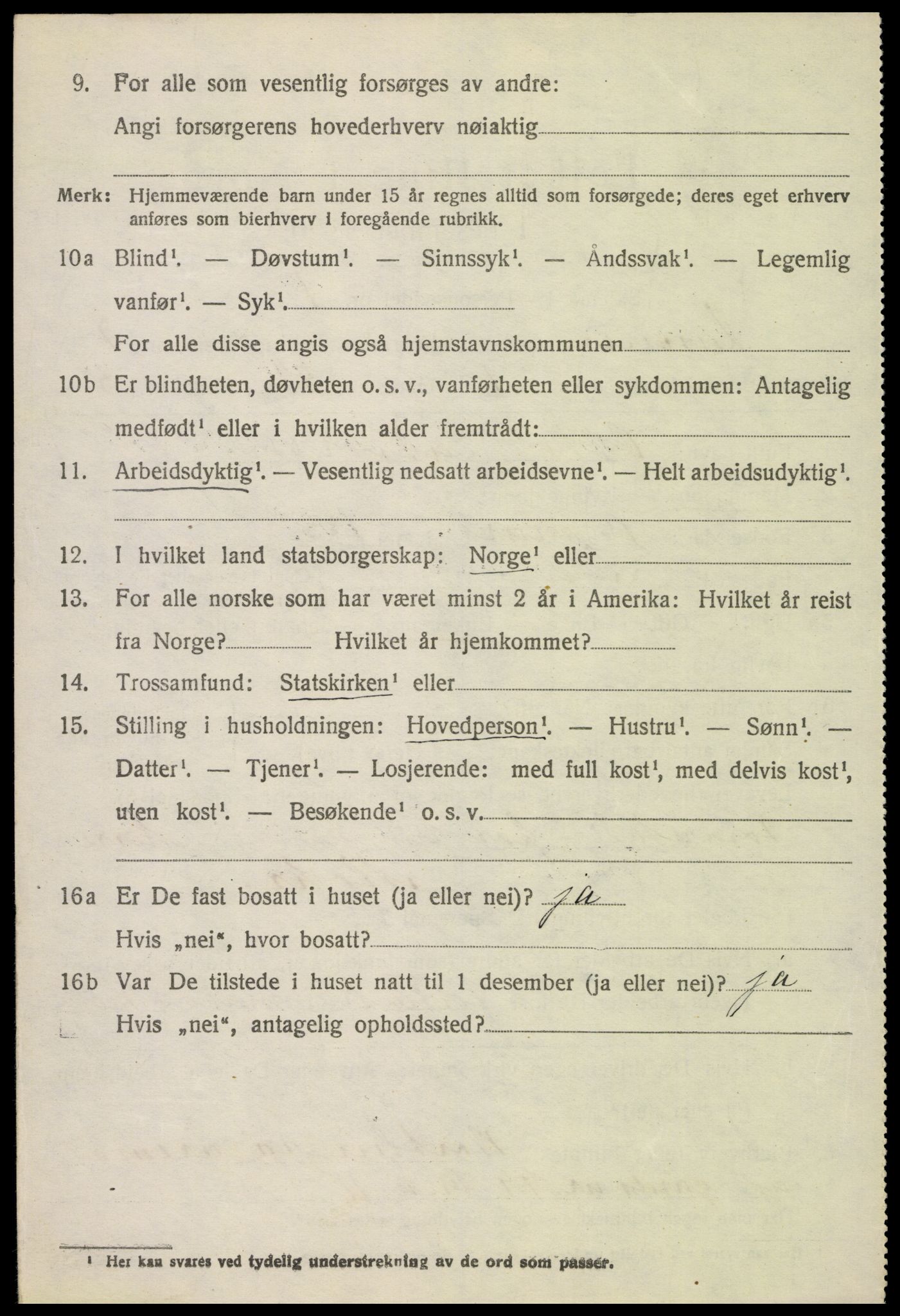 SAH, 1920 census for Lunner, 1920, p. 8632