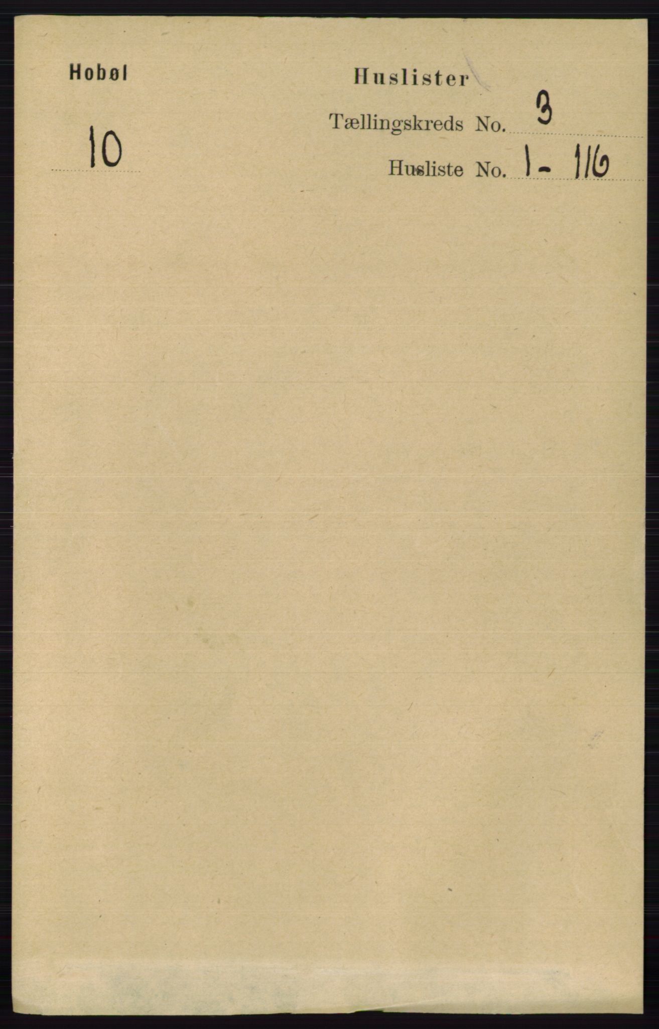 RA, 1891 census for 0138 Hobøl, 1891, p. 1592