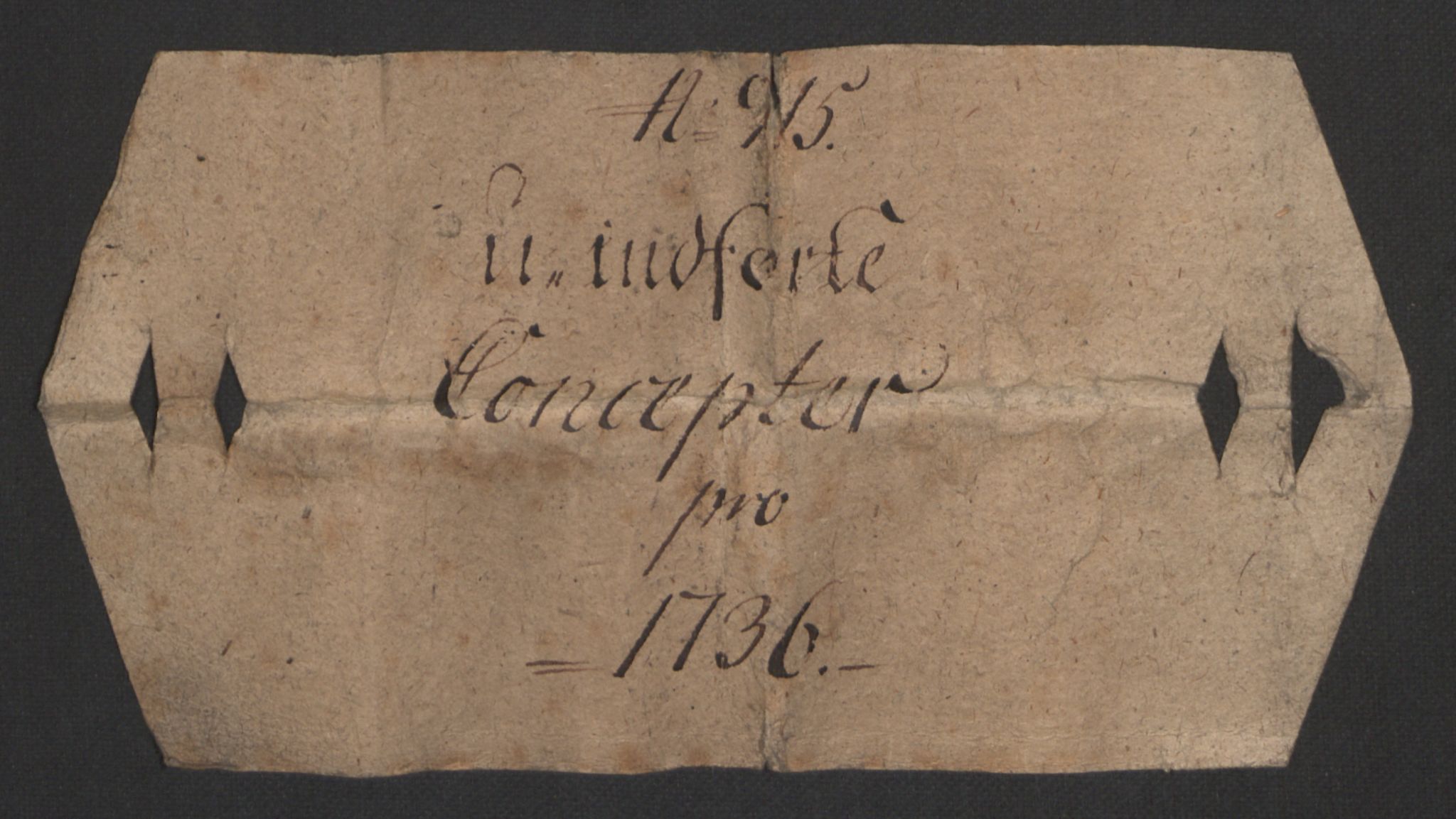 Kommanderende general (KG I) med Det norske krigsdirektorium, AV/RA-EA-5419/B/L0016: Kommanderende generals konsepter, 1736