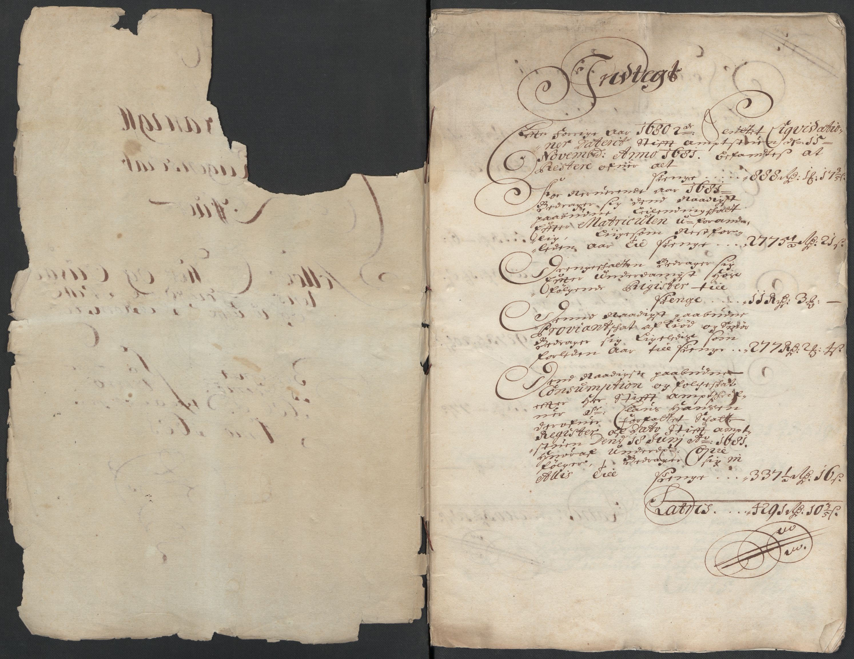Rentekammeret inntil 1814, Reviderte regnskaper, Fogderegnskap, RA/EA-4092/R13/L0818: Fogderegnskap Solør, Odal og Østerdal, 1681, p. 3
