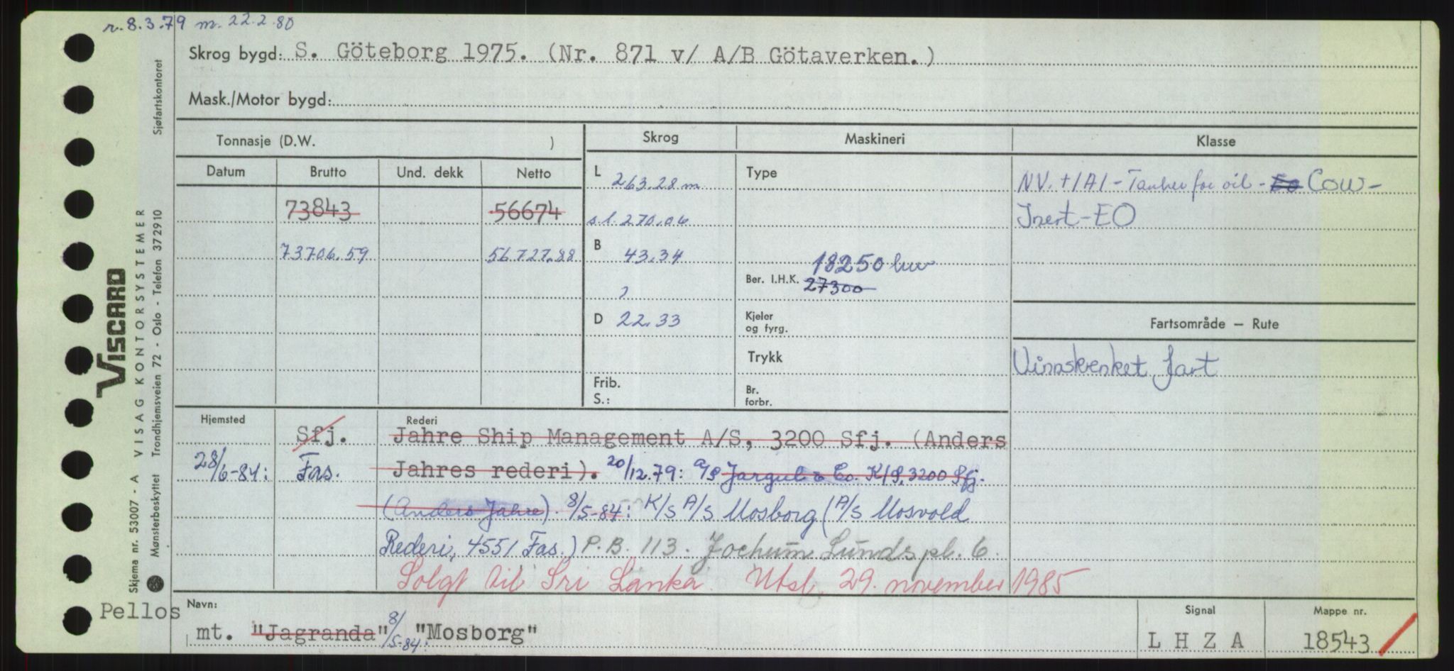 Sjøfartsdirektoratet med forløpere, Skipsmålingen, RA/S-1627/H/Hd/L0025: Fartøy, Min-Mås, p. 217