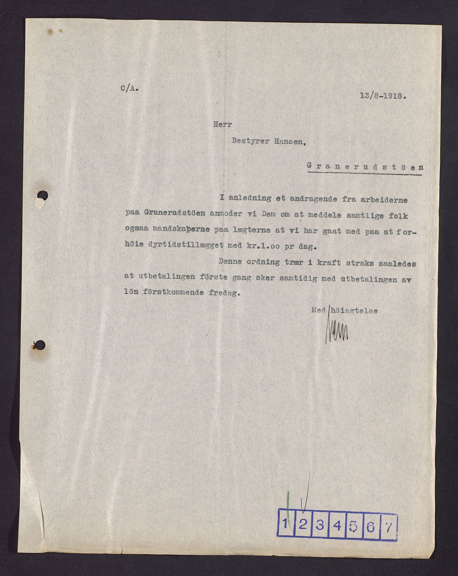 Pa 1521 - A/S Norske Shell, AV/SAST-A-101915/E/Ea/Eaa/L0003: Sjefskorrespondanse, 1918, p. 42