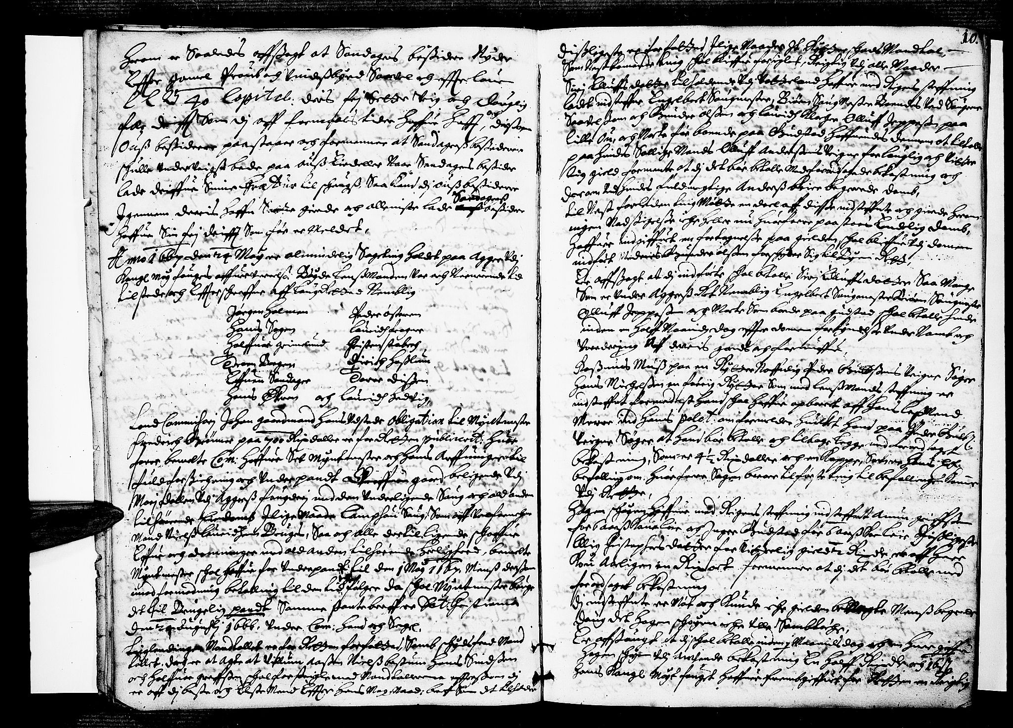 Aker sorenskriveri, AV/SAO-A-10895/F/Fb/L0002/0006: Tingbøker, nr. 6-11 / Tingbok nr. 6, 1667, p. 9b-10a
