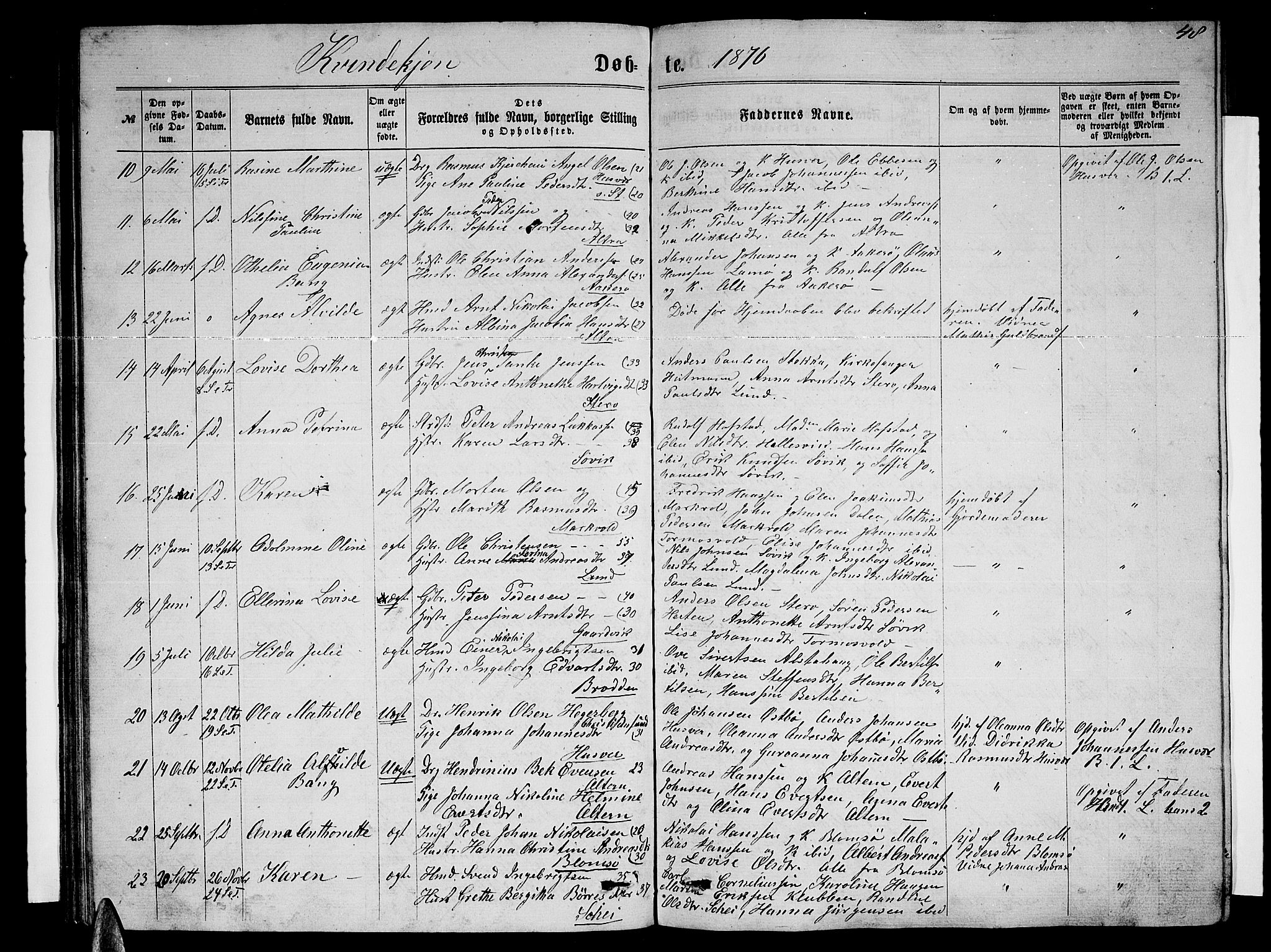 Ministerialprotokoller, klokkerbøker og fødselsregistre - Nordland, SAT/A-1459/830/L0461: Parish register (copy) no. 830C03, 1866-1881, p. 48