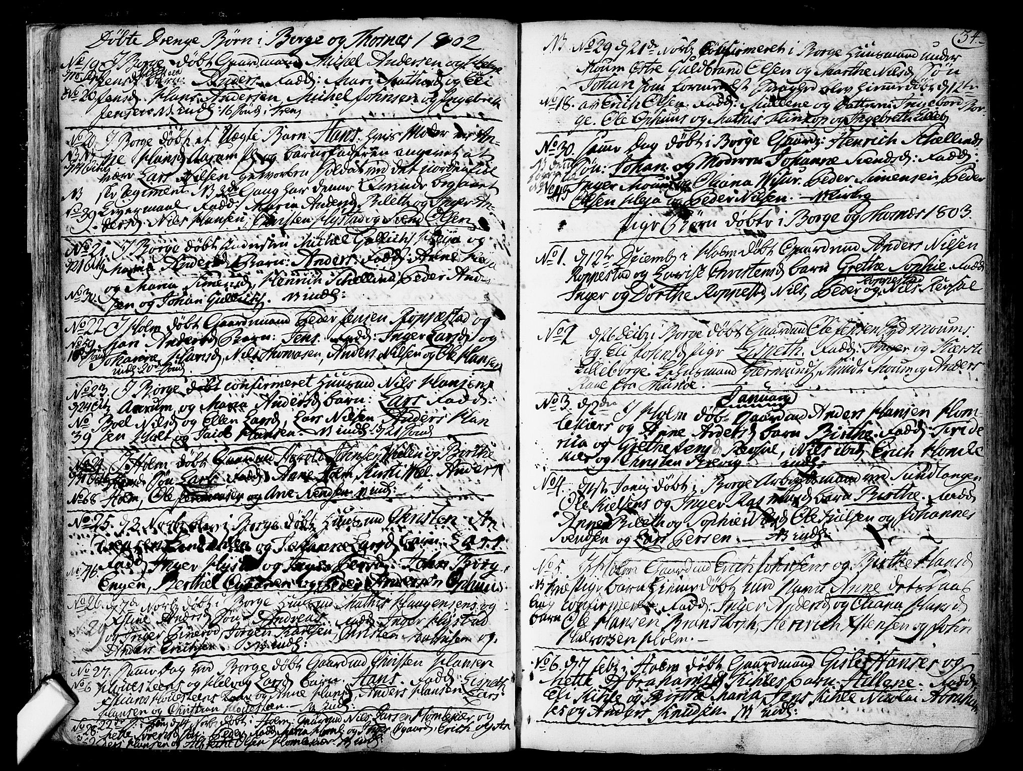 Borge prestekontor Kirkebøker, SAO/A-10903/F/Fa/L0002: Parish register (official) no. I 2, 1791-1817, p. 34