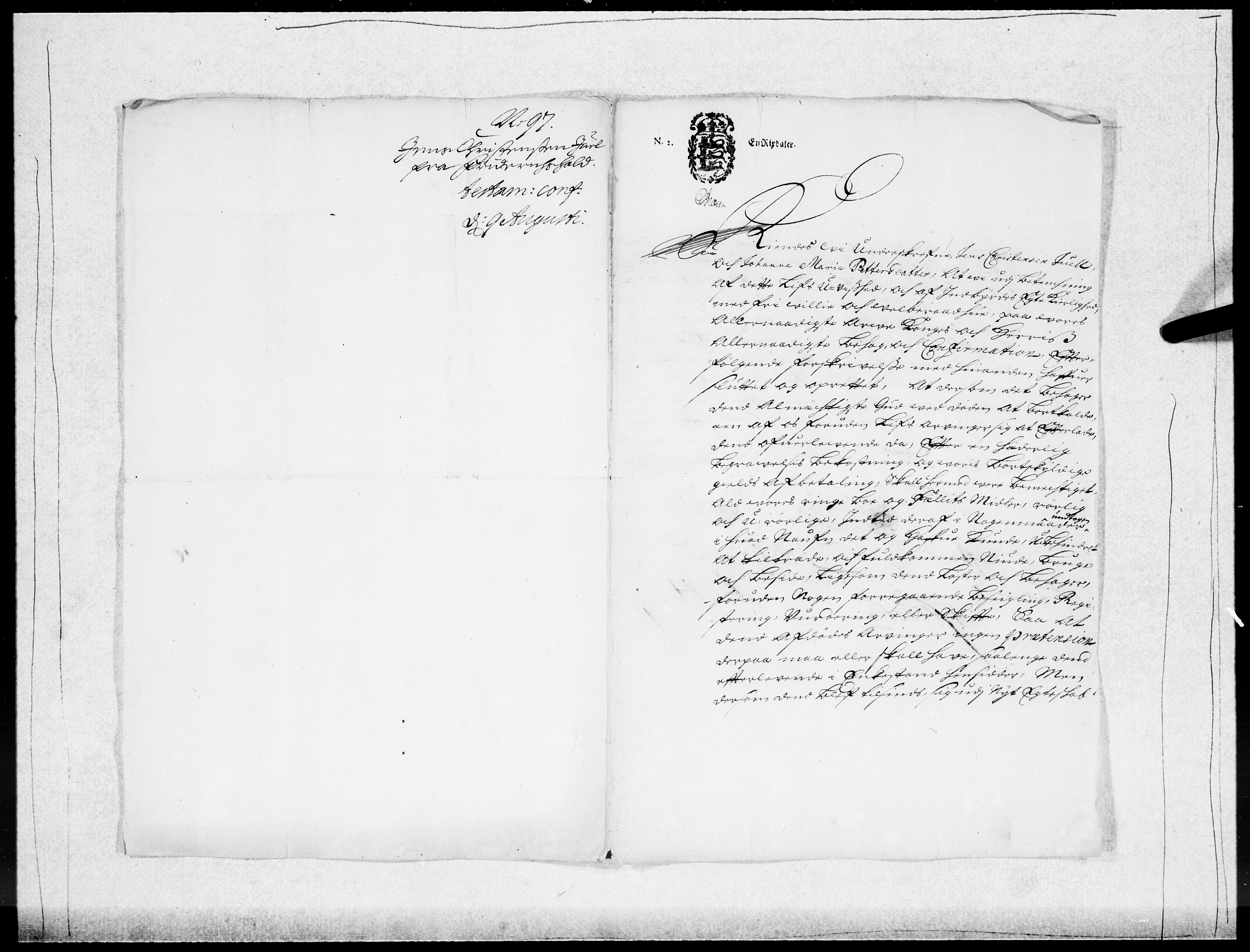 Danske Kanselli 1572-1799, AV/RA-EA-3023/F/Fc/Fcc/Fcca/L0048: Norske innlegg 1572-1799, 1697-1699, p. 51