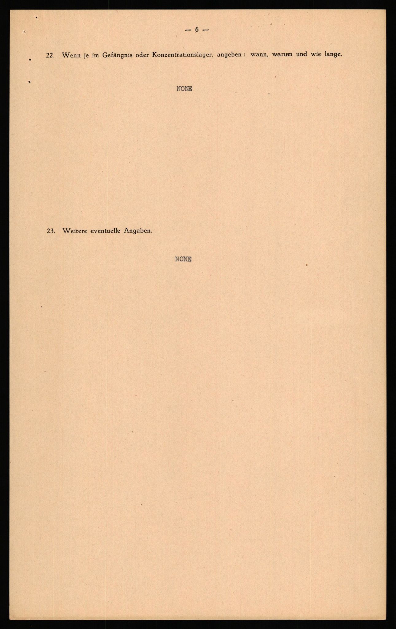 Forsvaret, Forsvarets overkommando II, AV/RA-RAFA-3915/D/Db/L0033: CI Questionaires. Tyske okkupasjonsstyrker i Norge. Tyskere., 1945-1946, p. 201