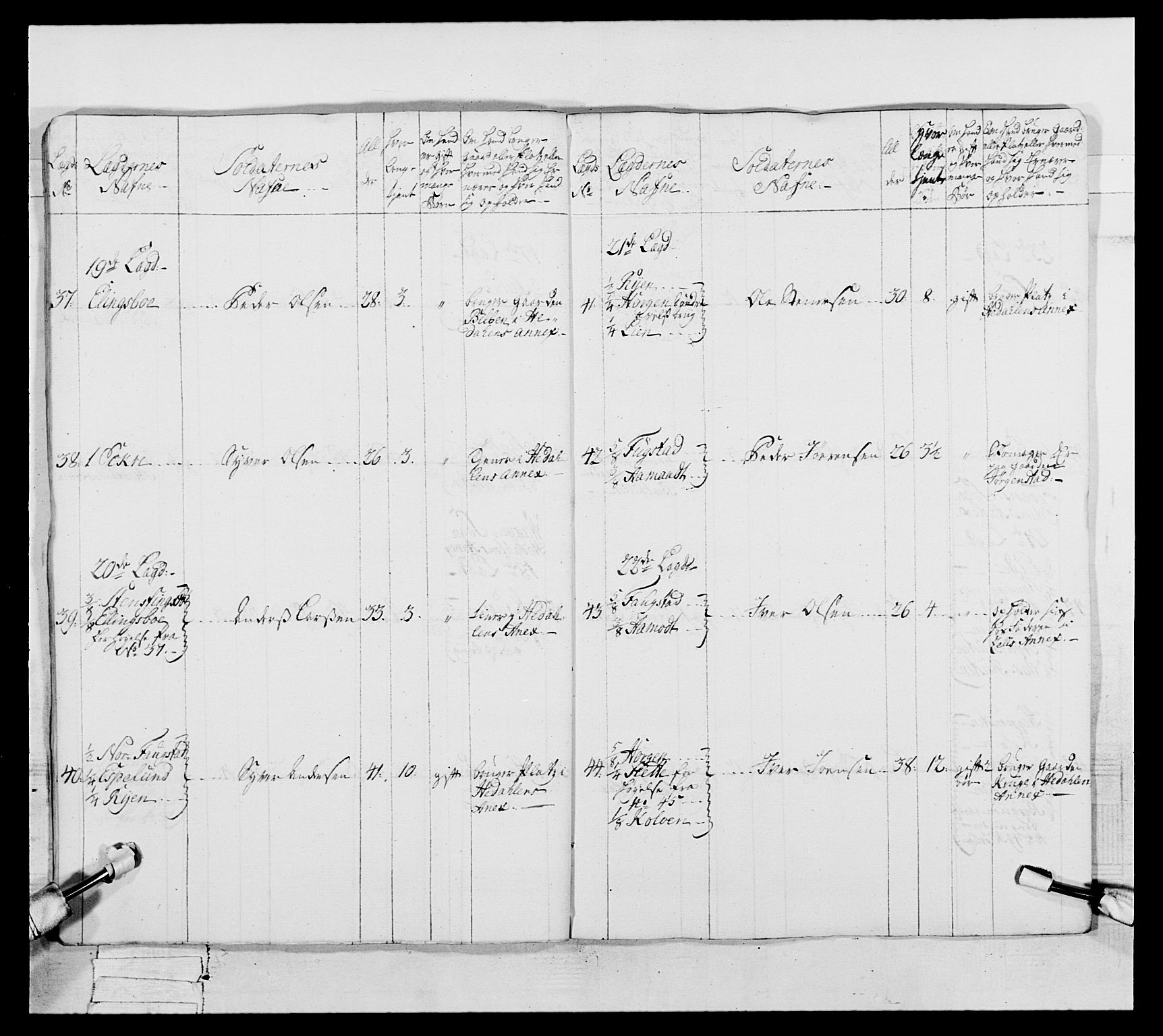 Generalitets- og kommissariatskollegiet, Det kongelige norske kommissariatskollegium, AV/RA-EA-5420/E/Eh/L0057: 1. Opplandske nasjonale infanteriregiment, 1769-1771, p. 318