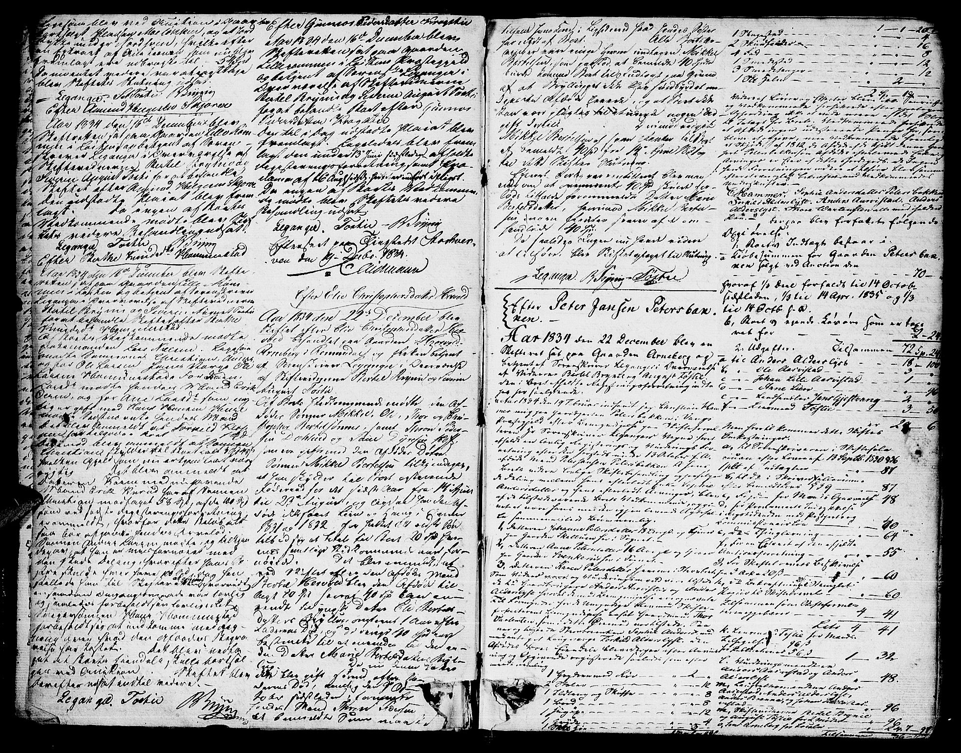 Sør-Hedmark sorenskriveri, AV/SAH-TING-014/J/Ja/Jaa/L0007: Skifteprotokoll, 1834-1841, p. 3b-4a