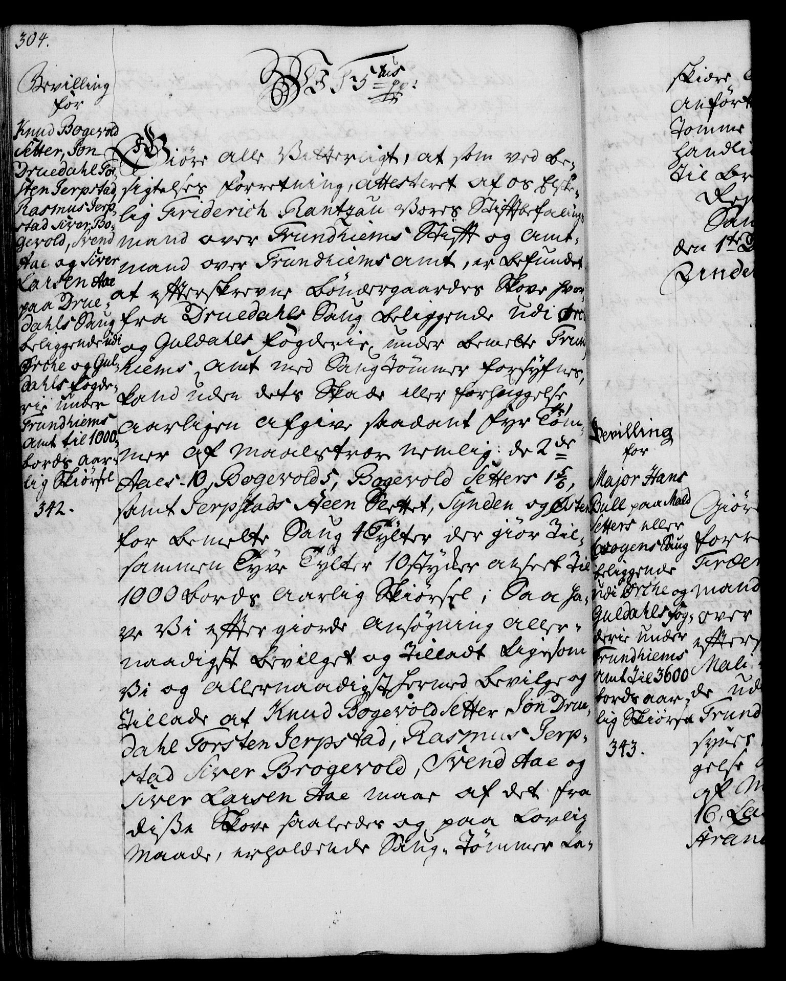 Rentekammeret, Kammerkanselliet, AV/RA-EA-3111/G/Gg/Gga/L0007: Norsk ekspedisjonsprotokoll med register (merket RK 53.7), 1759-1768, p. 304