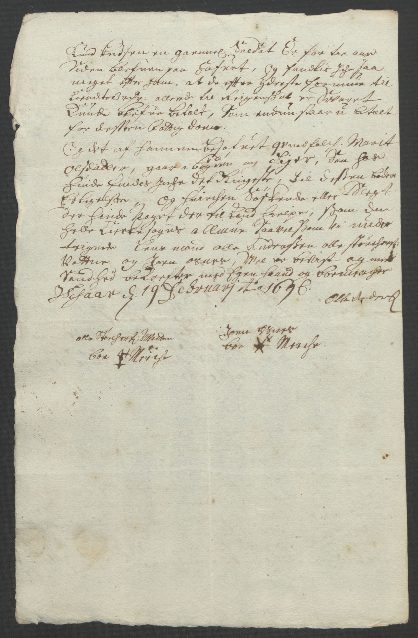 Rentekammeret inntil 1814, Reviderte regnskaper, Fogderegnskap, AV/RA-EA-4092/R54/L3554: Fogderegnskap Sunnmøre, 1691-1693, p. 499