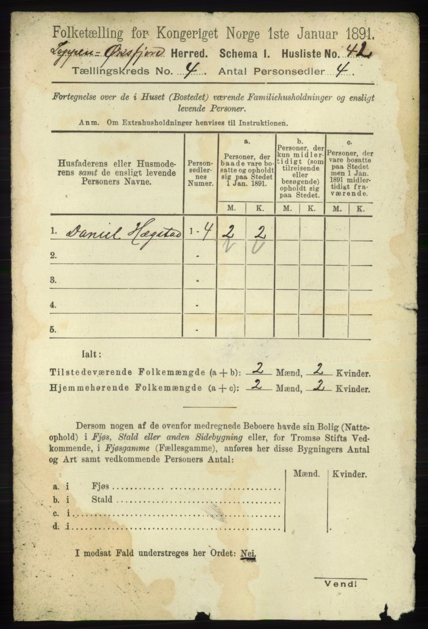 RA, 1891 census for 2014 Loppa, 1891, p. 860