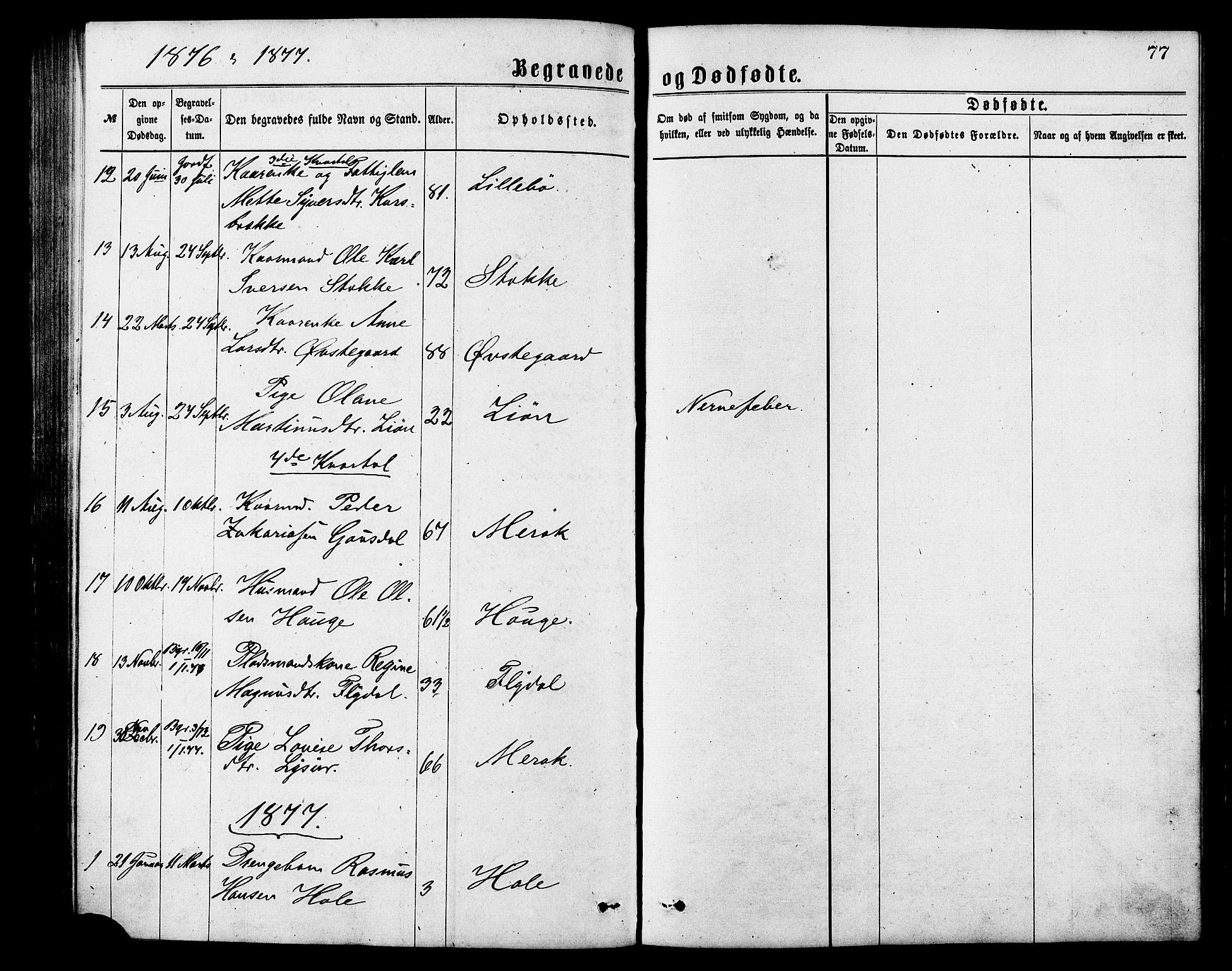 Ministerialprotokoller, klokkerbøker og fødselsregistre - Møre og Romsdal, SAT/A-1454/517/L0227: Parish register (official) no. 517A07, 1870-1886, p. 77