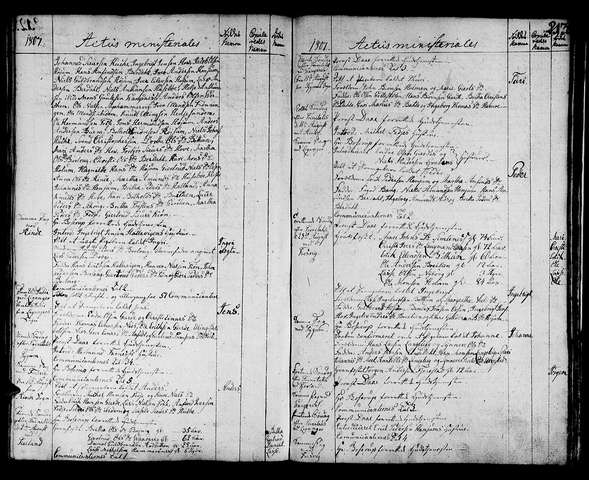 Leikanger sokneprestembete, AV/SAB-A-81001/H/Haa/Haaa/L0005: Parish register (official) no. A 5, 1792-1809, p. 213