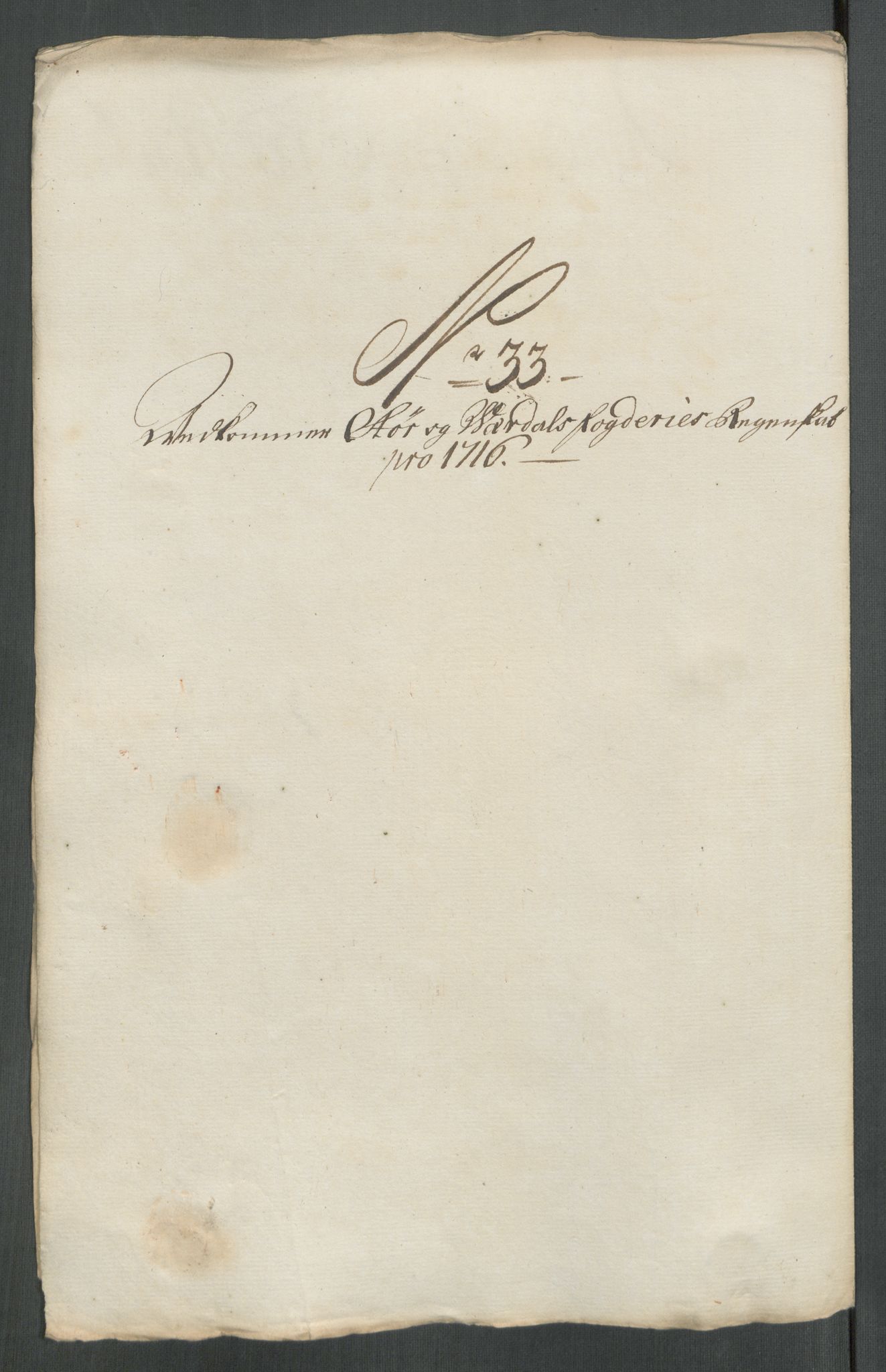 Rentekammeret inntil 1814, Reviderte regnskaper, Fogderegnskap, RA/EA-4092/R62/L4206: Fogderegnskap Stjørdal og Verdal, 1716, p. 261