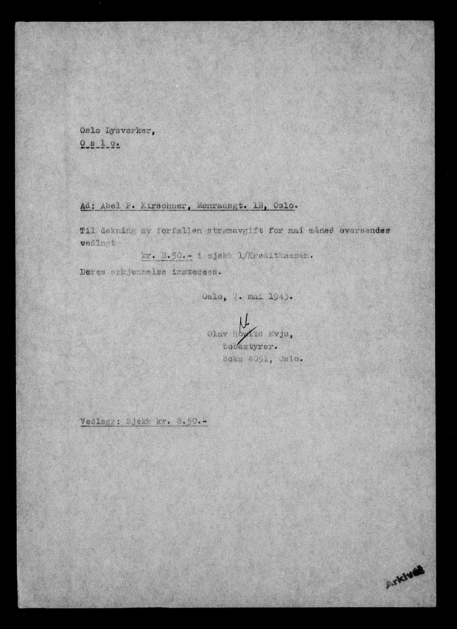 Justisdepartementet, Tilbakeføringskontoret for inndratte formuer, AV/RA-S-1564/H/Hc/Hcc/L0951: --, 1945-1947, p. 369