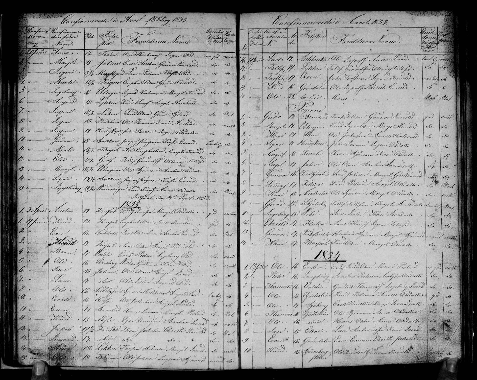 Gol kirkebøker, SAKO/A-226/G/Gb/L0003: Parish register (copy) no. II 3, 1844-1858, p. 76-77