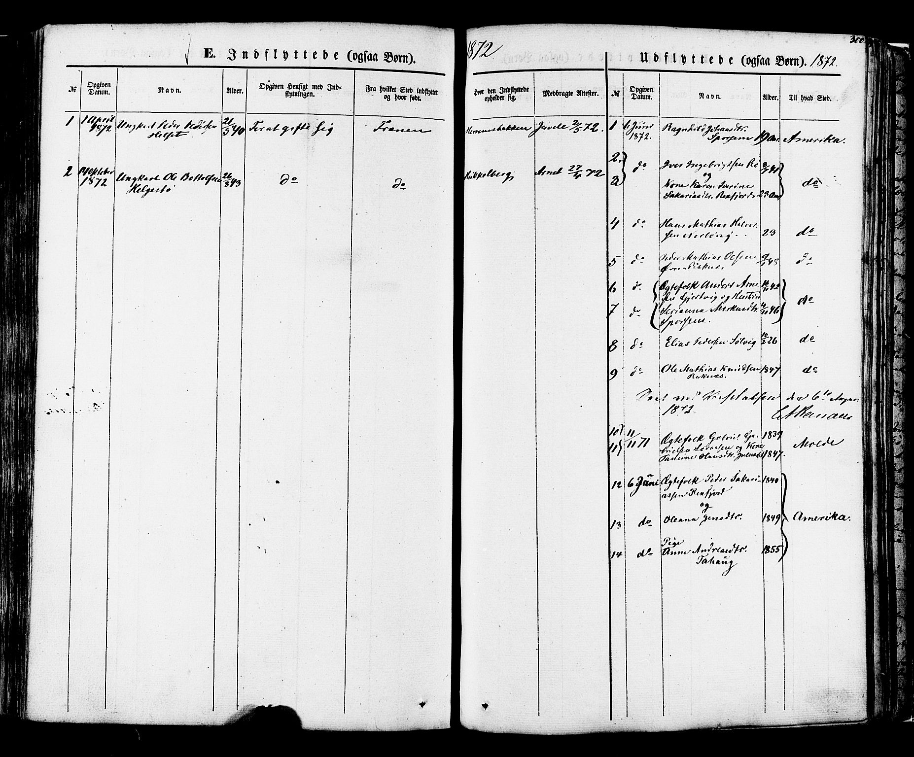 Ministerialprotokoller, klokkerbøker og fødselsregistre - Møre og Romsdal, SAT/A-1454/560/L0719: Parish register (official) no. 560A03, 1845-1872, p. 300