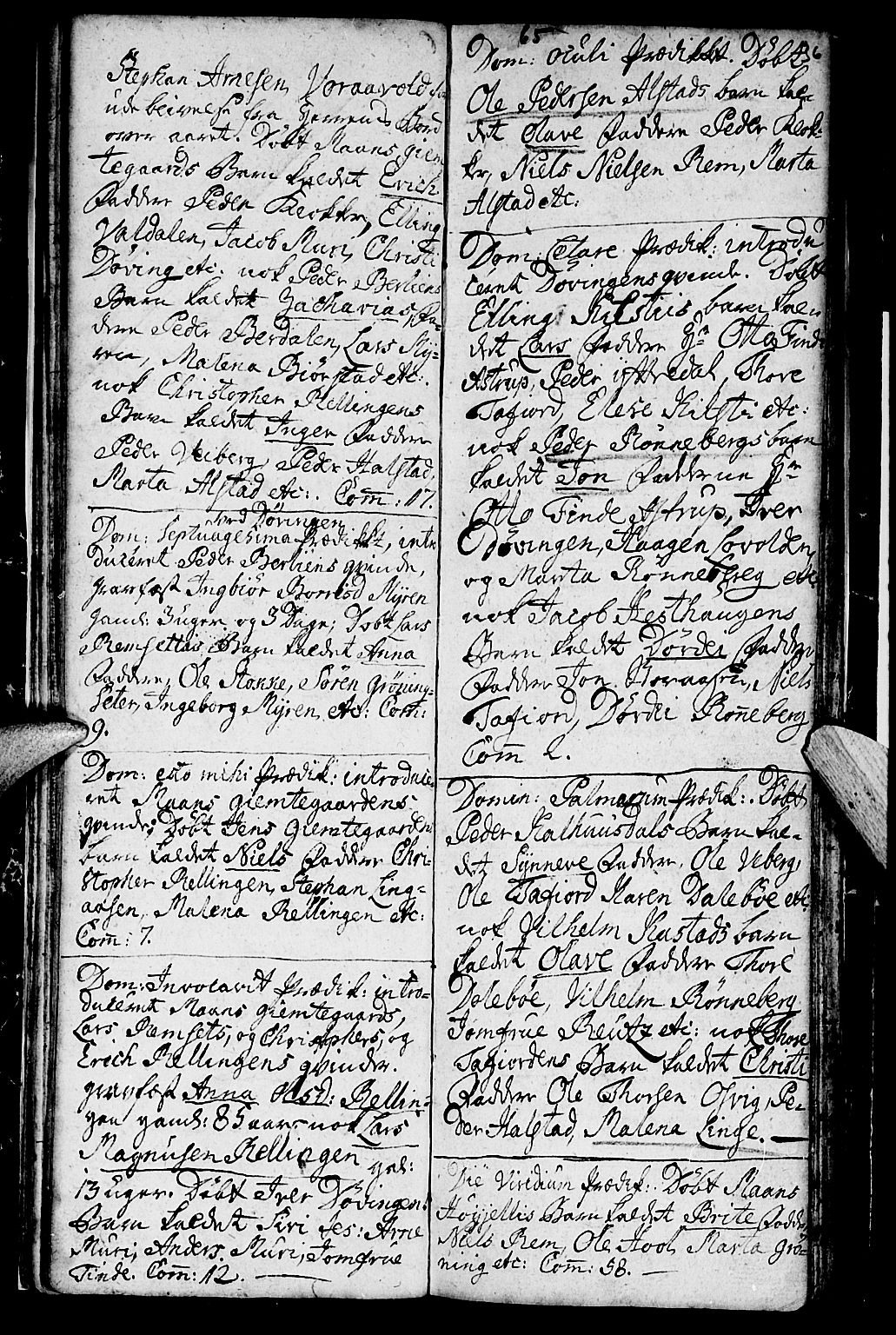 Ministerialprotokoller, klokkerbøker og fødselsregistre - Møre og Romsdal, SAT/A-1454/519/L0243: Parish register (official) no. 519A02, 1760-1770, p. 35-36