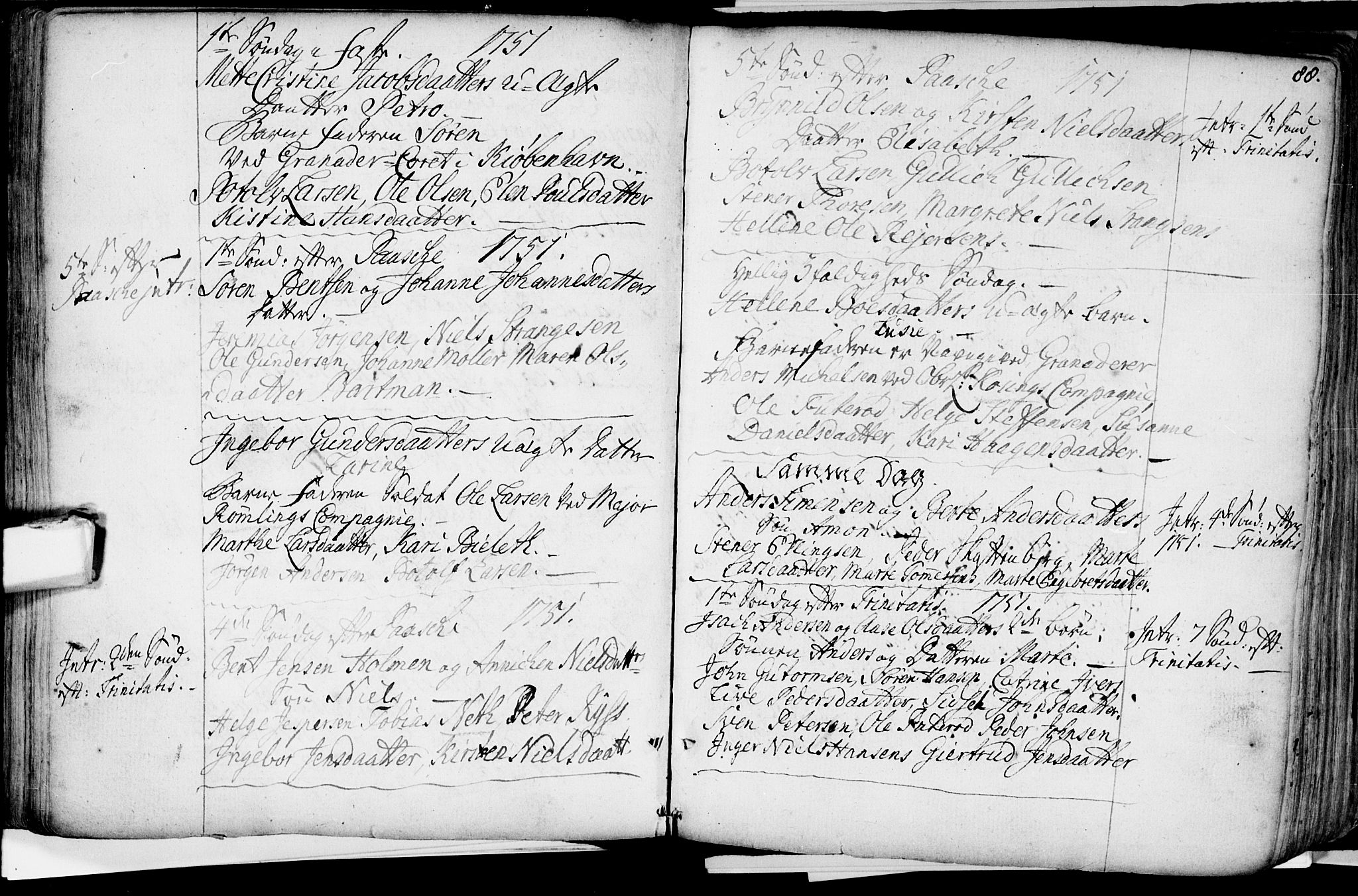 Glemmen prestekontor Kirkebøker, AV/SAO-A-10908/F/Fa/L0001: Parish register (official) no. 1, 1733-1759, p. 88