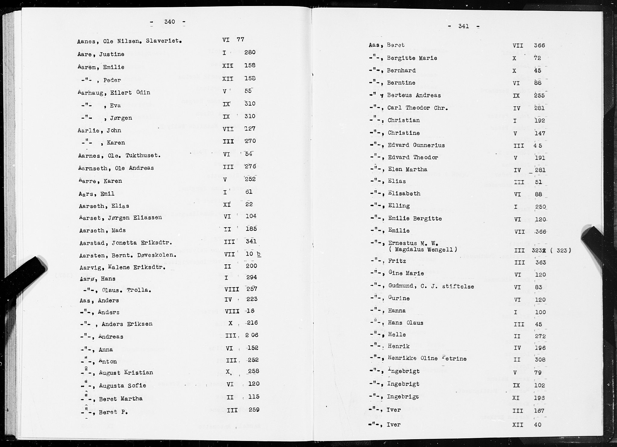 SAT, 1875 census for 1601 Trondheim, 1875, p. 340-341
