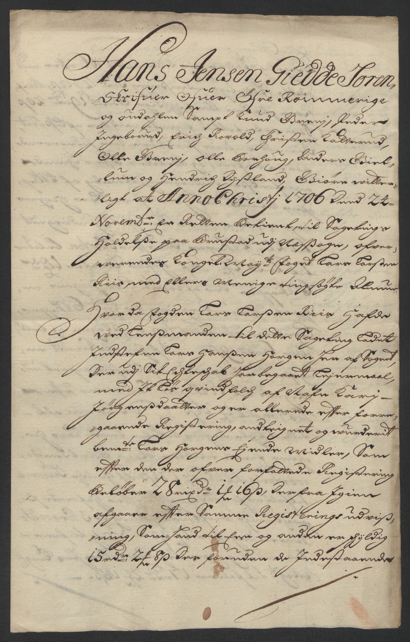 Rentekammeret inntil 1814, Reviderte regnskaper, Fogderegnskap, AV/RA-EA-4092/R12/L0718: Fogderegnskap Øvre Romerike, 1706-1707, p. 58