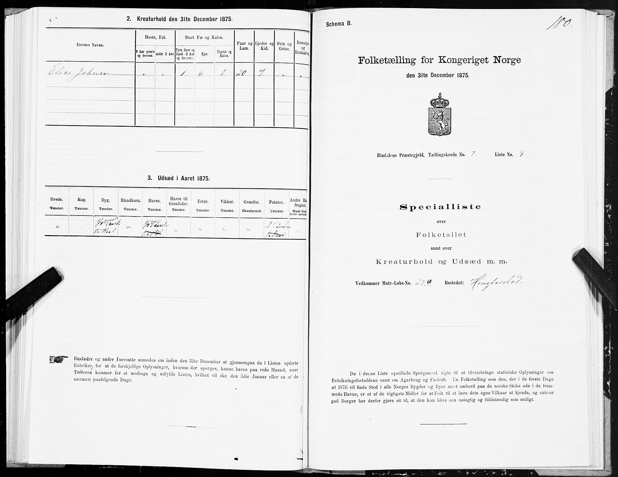SAT, 1875 census for 1811P Bindal, 1875, p. 2180