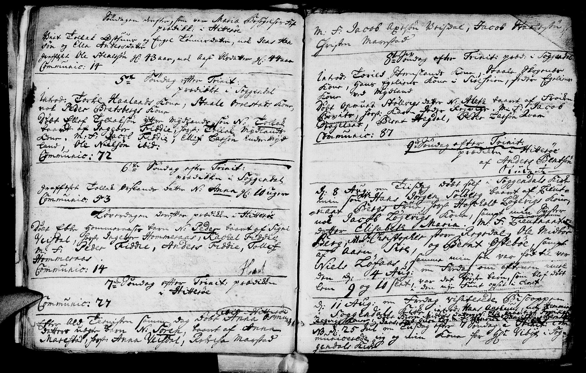 Sokndal sokneprestkontor, AV/SAST-A-101808: Parish register (official) no. A 1, 1729-1740