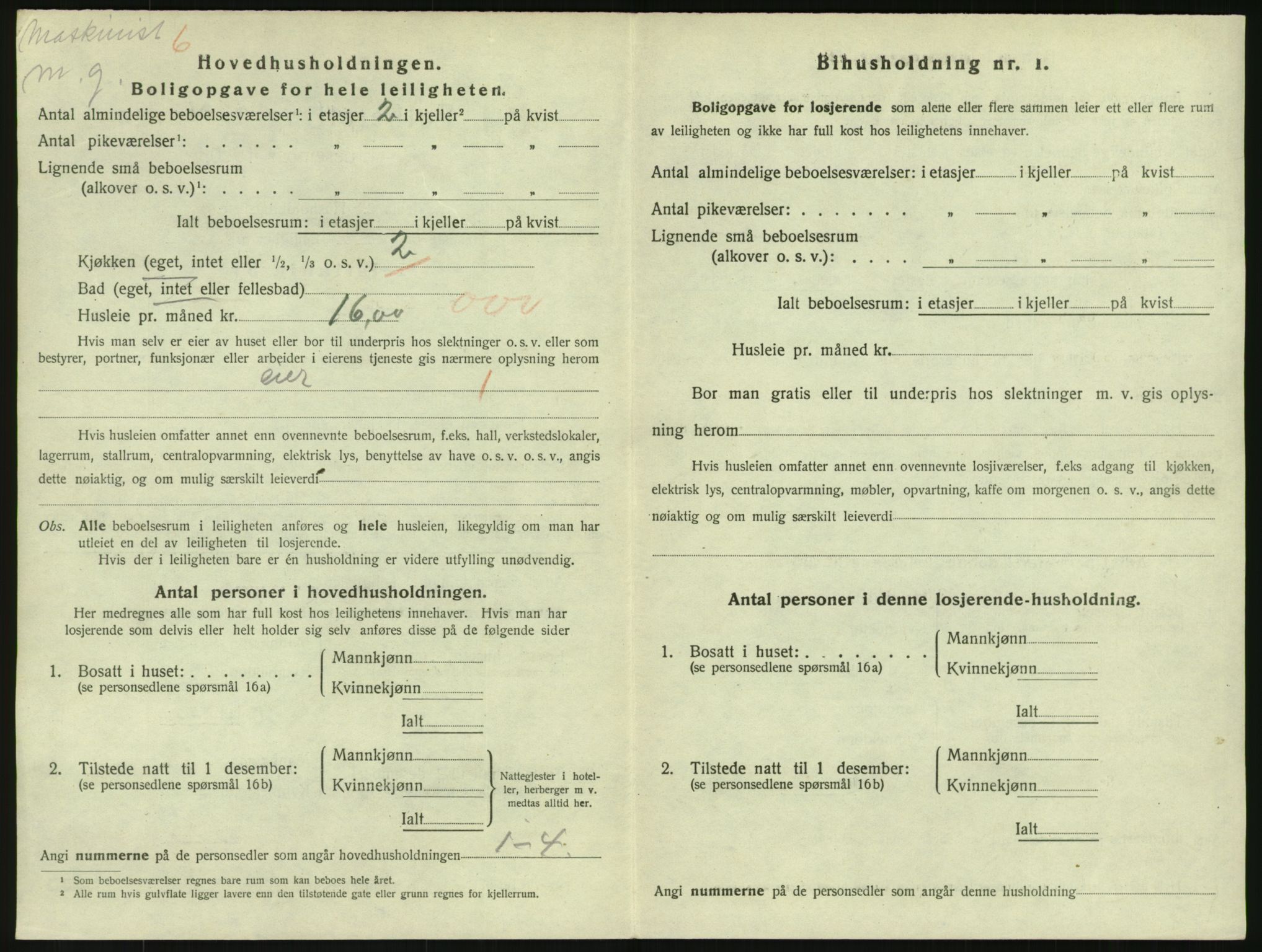 SAO, 1920 census for Kristiania, 1920, p. 97800