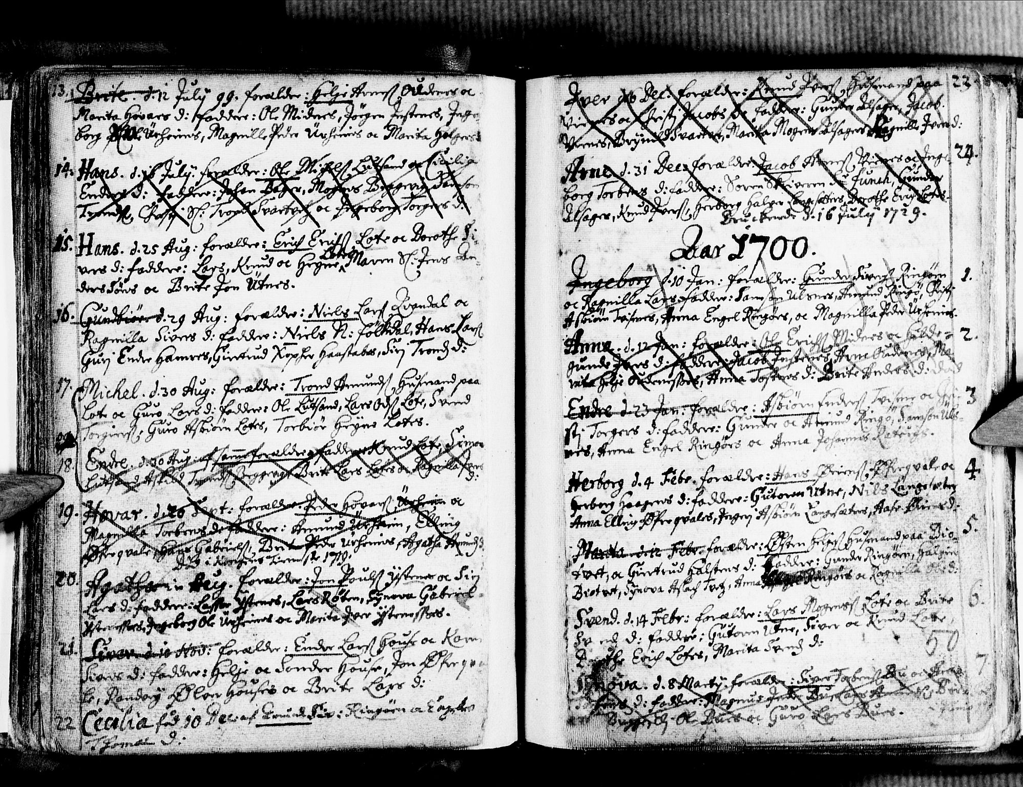 Ullensvang sokneprestembete, AV/SAB-A-78701/H/Haa: Parish register (official) no. A 1 /2, 1669-1719, p. 50