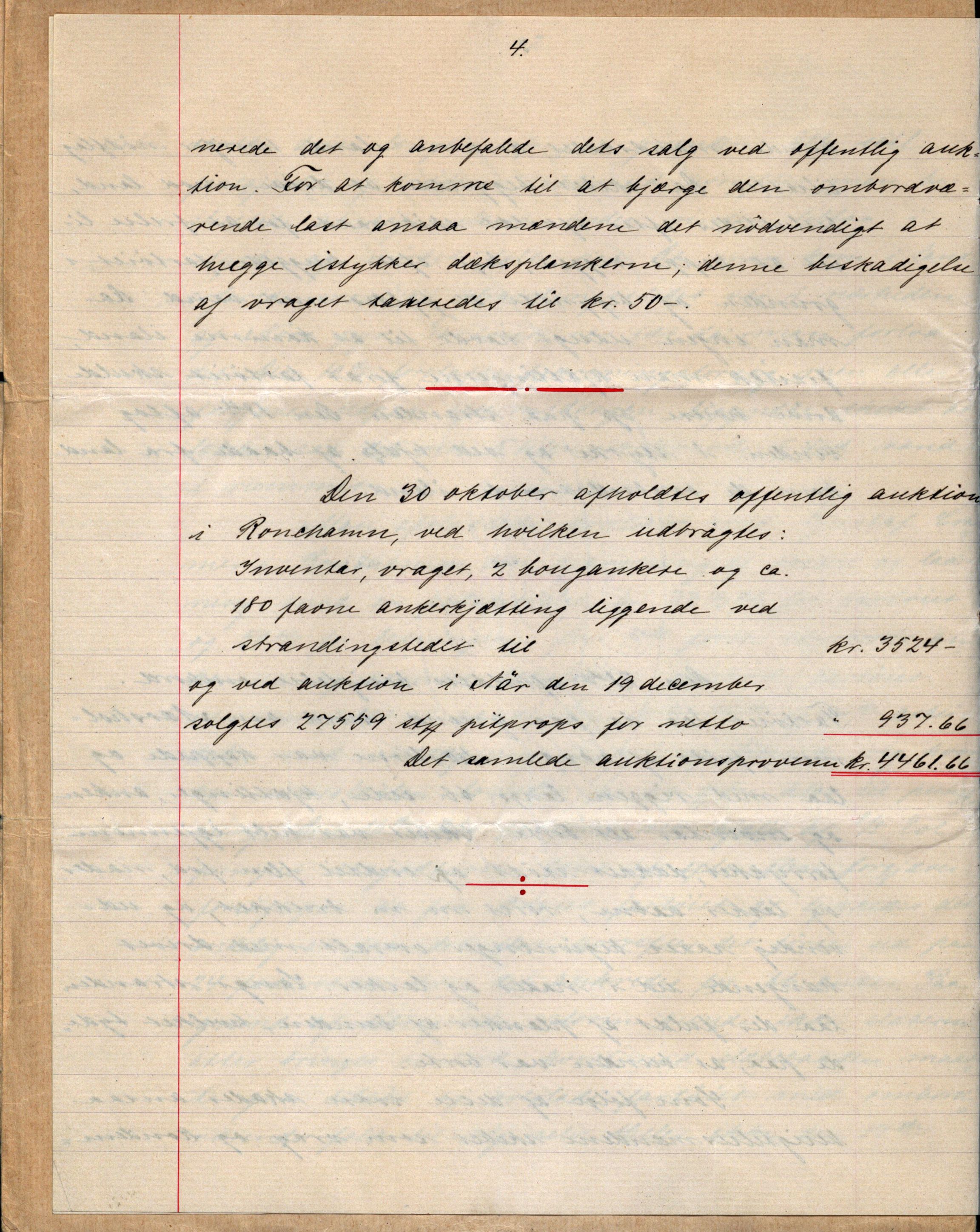 Pa 63 - Østlandske skibsassuranceforening, VEMU/A-1079/G/Ga/L0029/0009: Havaridokumenter / Anette, Agathe, Agra, Buffalo, 1893, p. 18