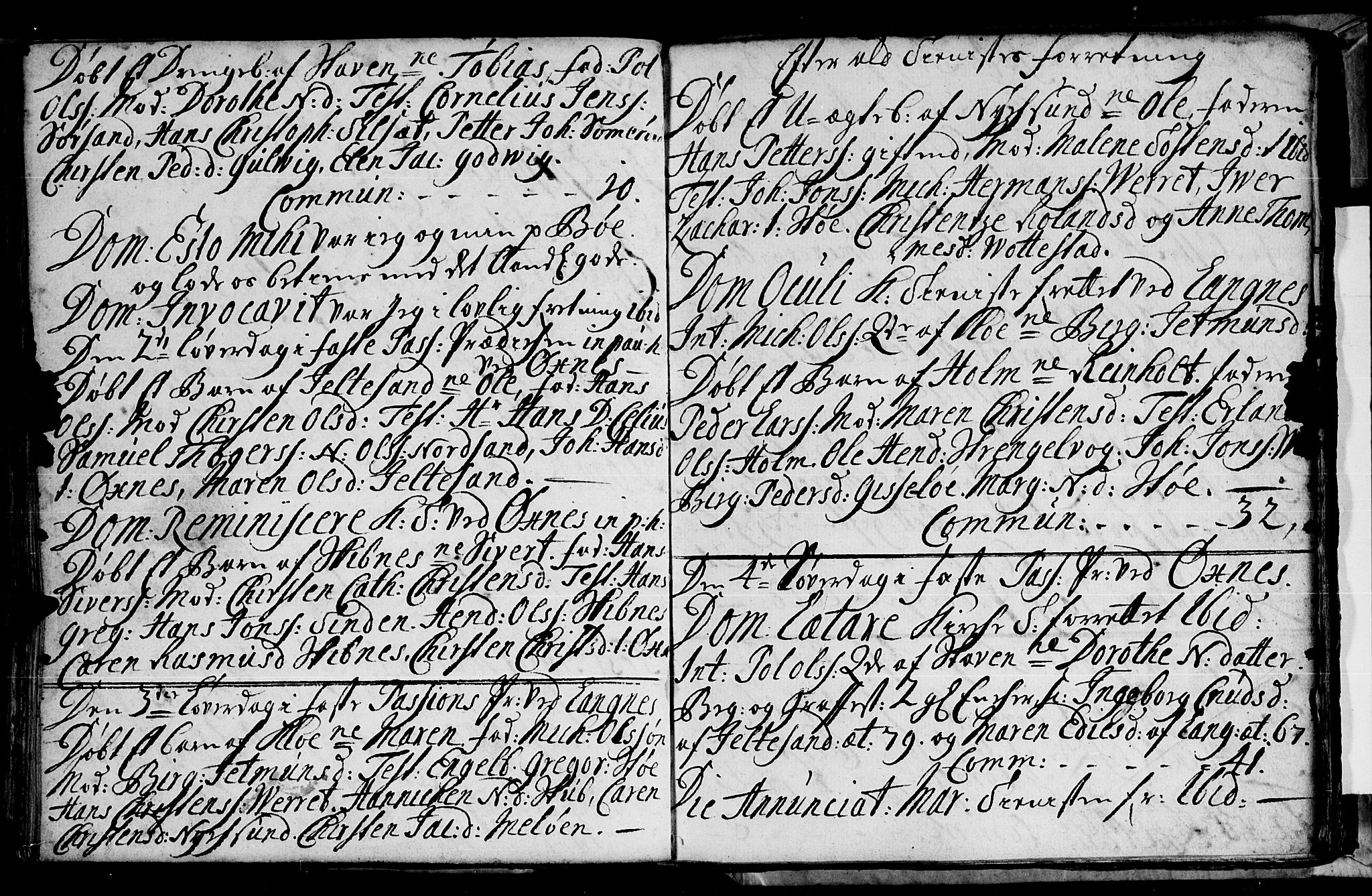 Ministerialprotokoller, klokkerbøker og fødselsregistre - Nordland, AV/SAT-A-1459/893/L1328: Parish register (official) no. 893A01, 1718-1749